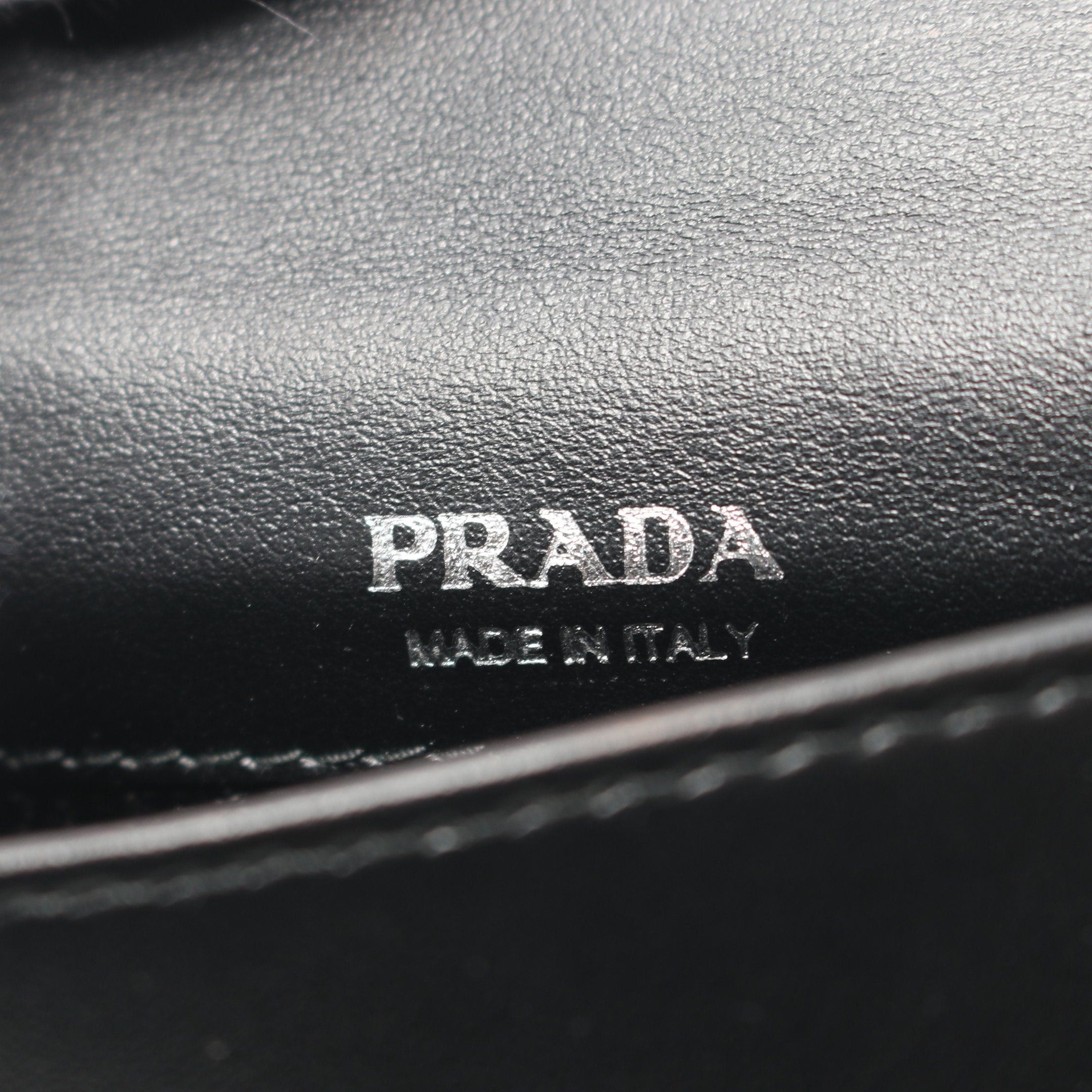 Prada Prada Body Bag Waist Leather Black Size ONE SIZE - 4 Thumbnail