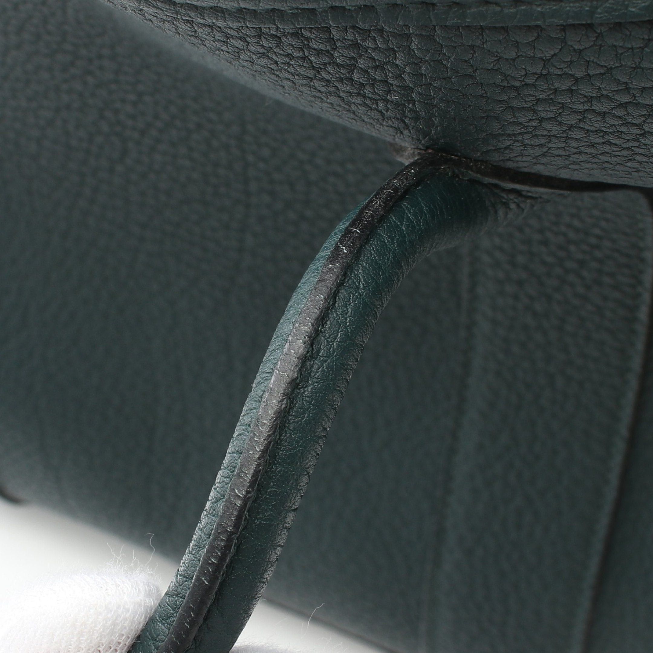 Hermes Hermes Garden Party Pm Handbag Tote Bag Negonda Leather Dark Green Silver Hardware C Engraved Size ONE SIZE - 8 Thumbnail