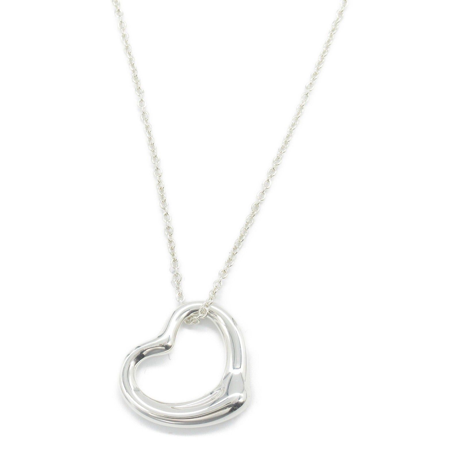 Tiffany & Co. Tiffany Co Open Heart Necklace 925 Silver Size ONE SIZE - 2 Thumbnail