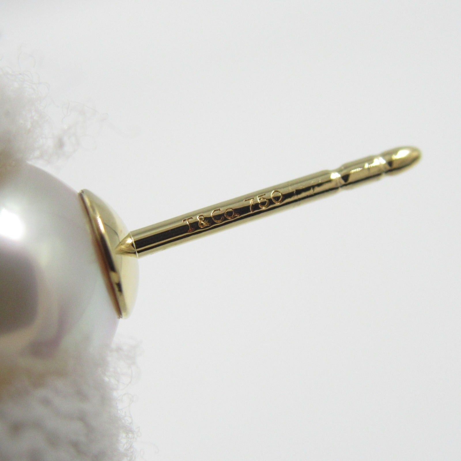 Tiffany & Co. Tiffany Co Pearl Earrings K18 (Yellow Gold) White Size ONE SIZE - 6 Thumbnail
