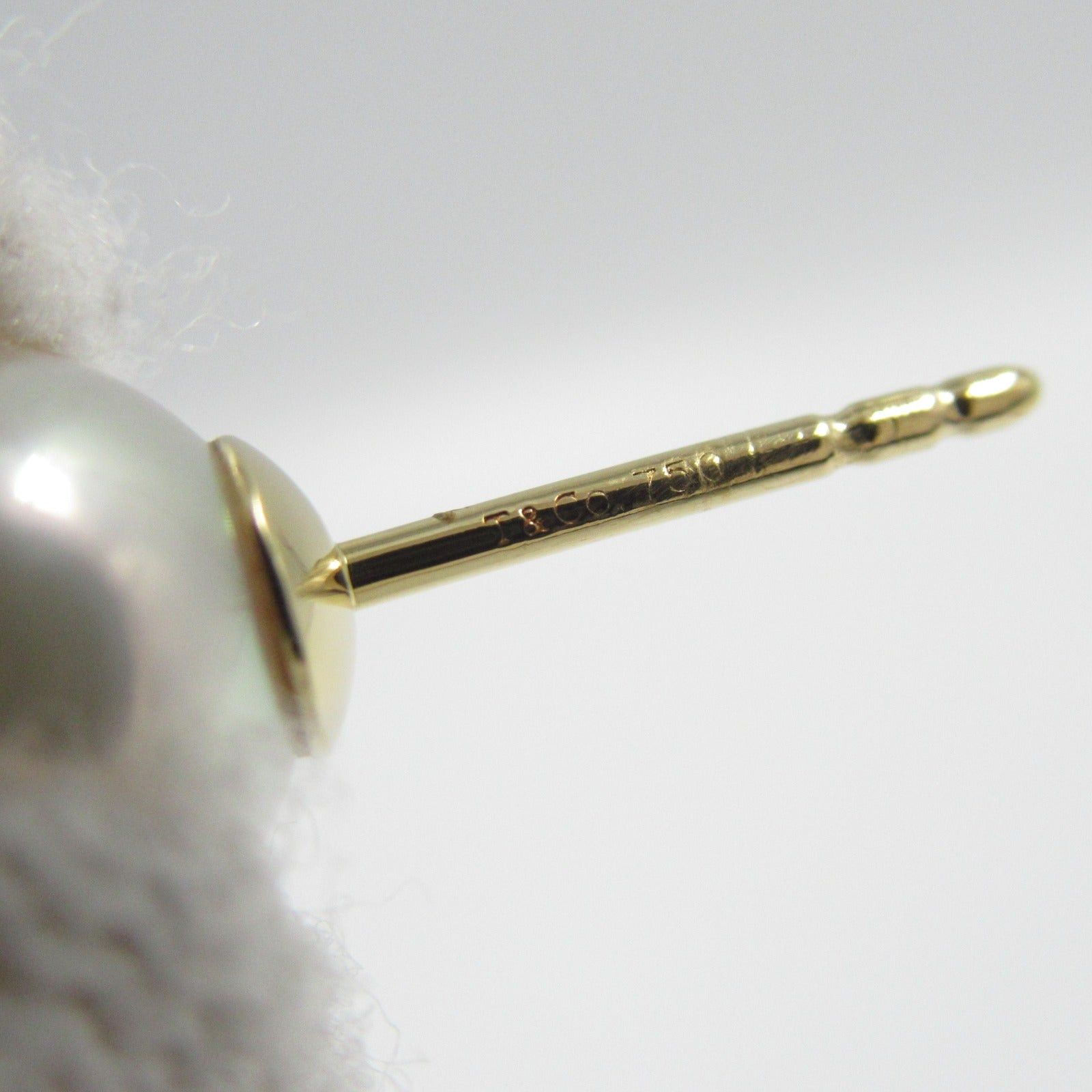 Tiffany & Co. Tiffany Co Pearl Earrings K18 (Yellow Gold) White Size ONE SIZE - 5 Thumbnail