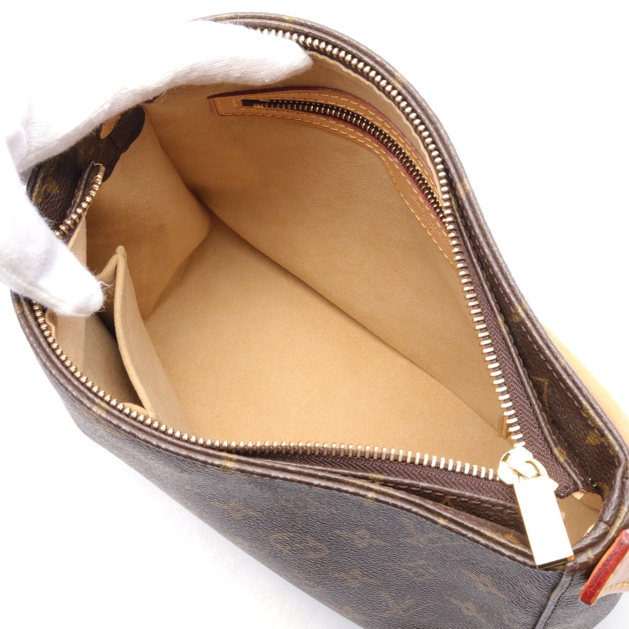 Louis Vuitton Louis Vuitton Looping Mm Monogram Shoulder Bag Leather Brown Size ONE SIZE - 3 Thumbnail