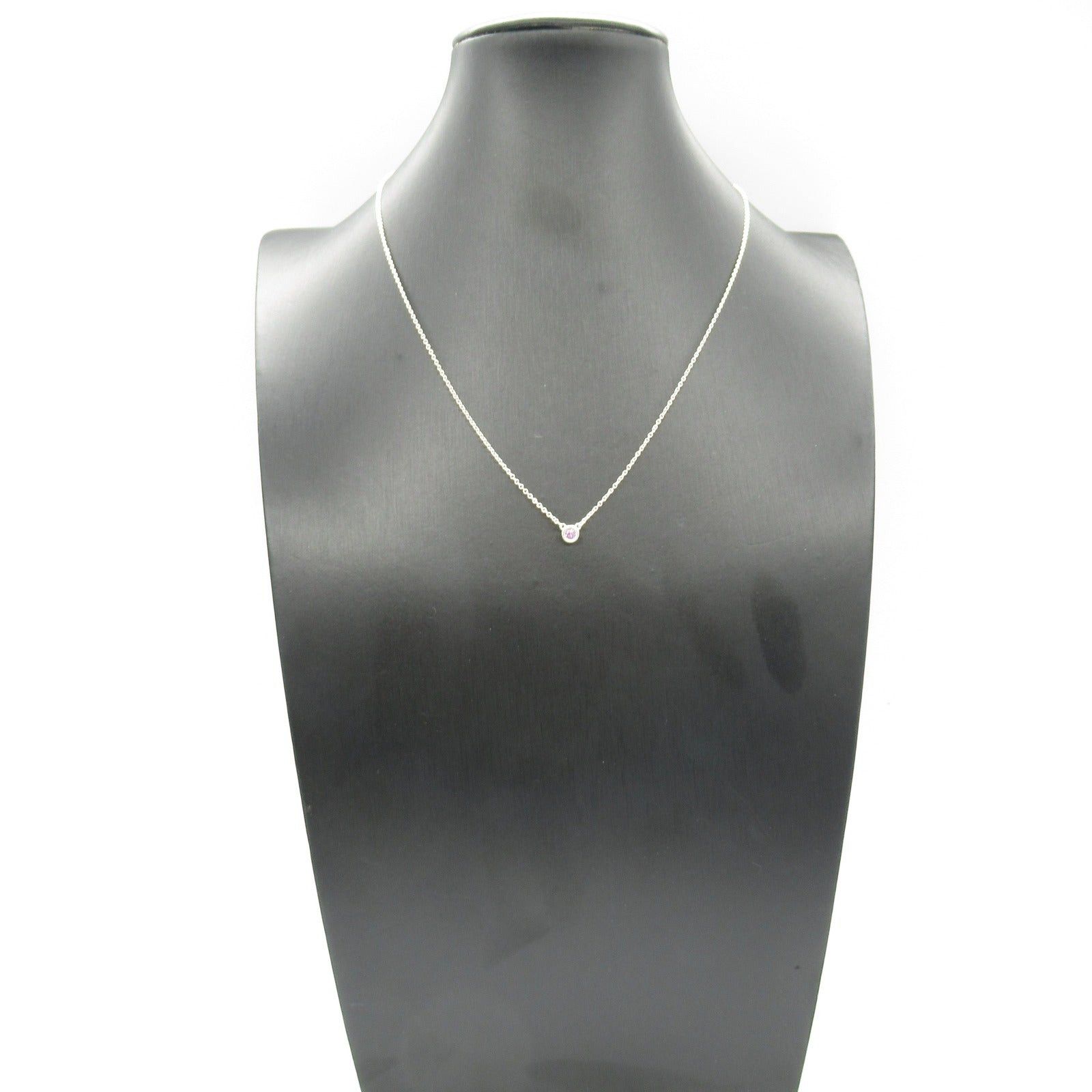 Tiffany & Co. Tiffany Co By-The-Yard Pink Sapphire Necklace 925 Silver Size ONE SIZE - 6 Thumbnail