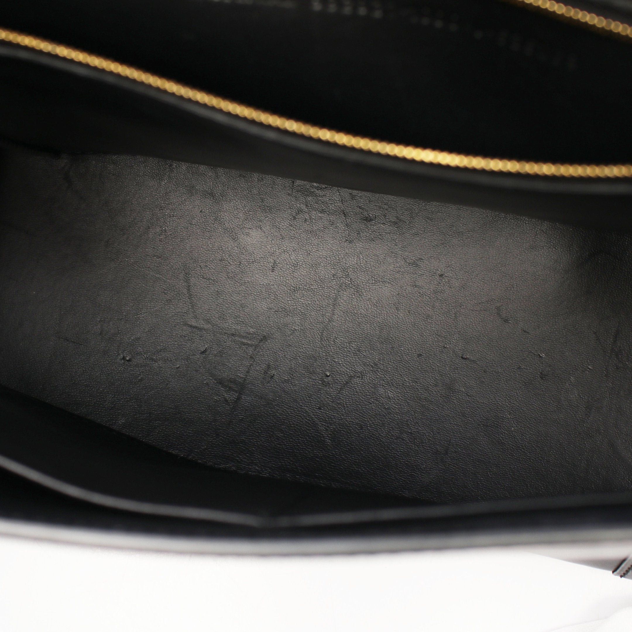 Balenciaga Balenciaga Hour Glass Handbag Leather Black Size ONE SIZE - 9 Thumbnail
