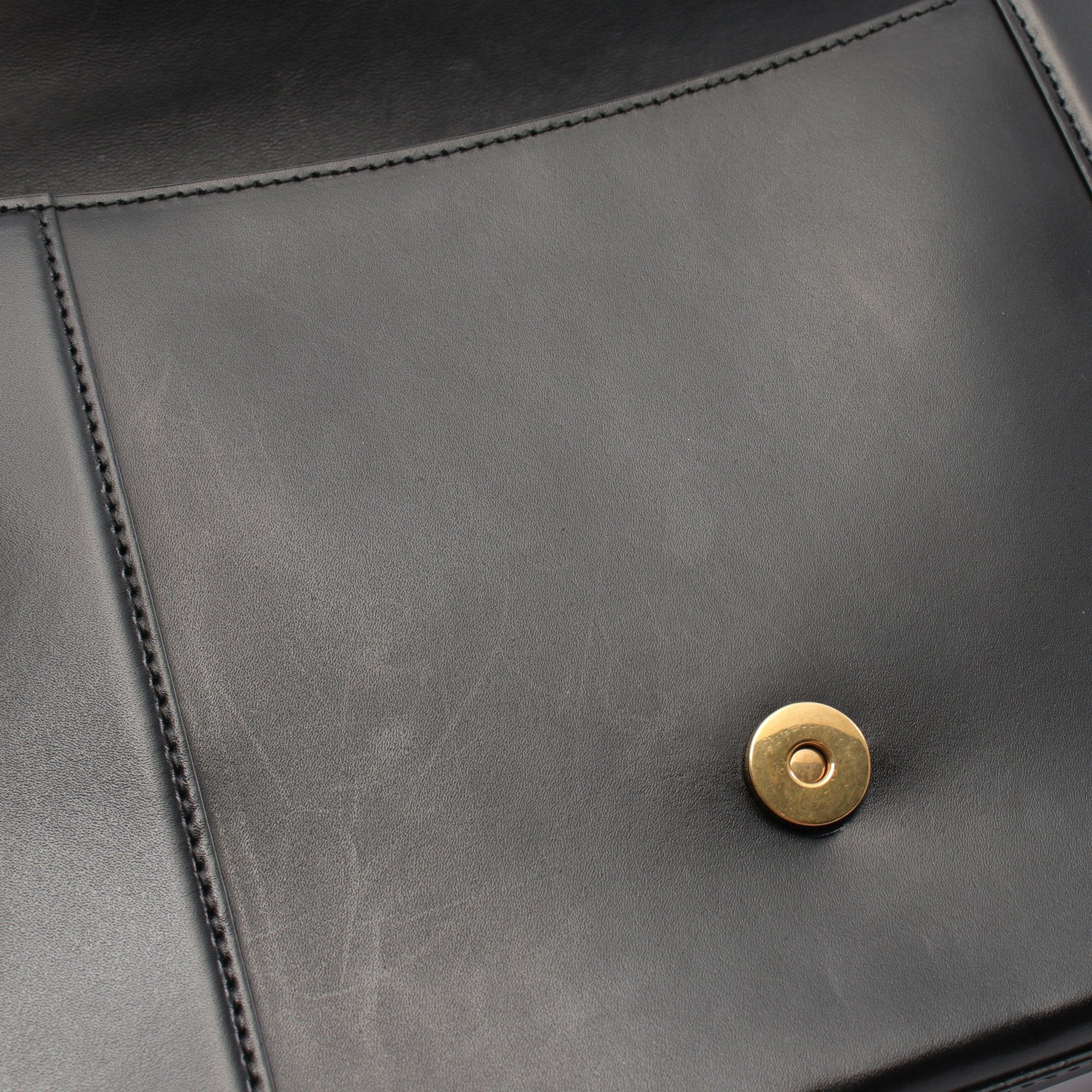 Balenciaga Balenciaga Hour Glass Handbag Leather Black Size ONE SIZE - 6 Thumbnail