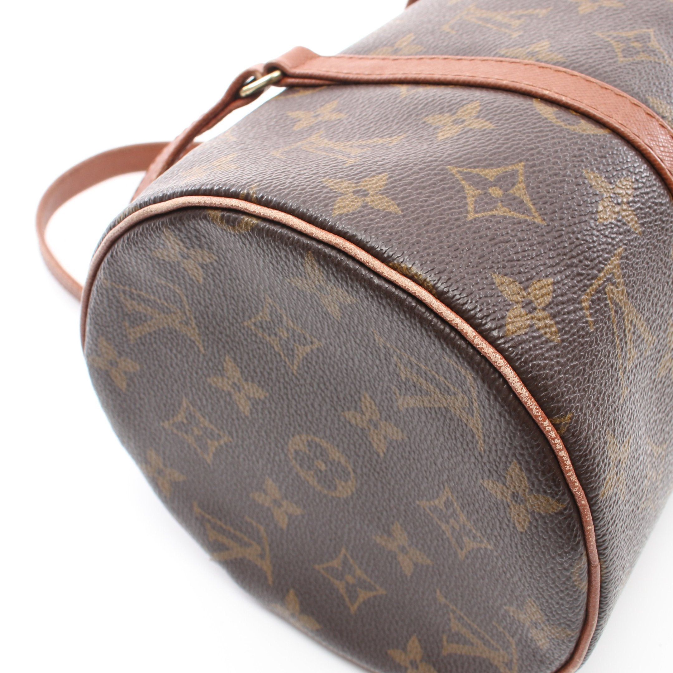Louis Vuitton Louis Vuitton Papillon 30 Monogram Handbag Leather Brown Size ONE SIZE - 7 Thumbnail