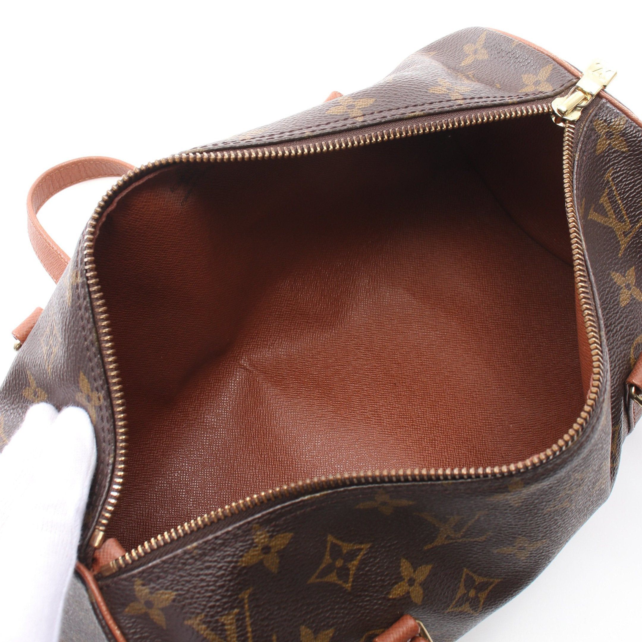 Louis Vuitton Louis Vuitton Papillon 30 Monogram Handbag Leather Brown Size ONE SIZE - 3 Thumbnail
