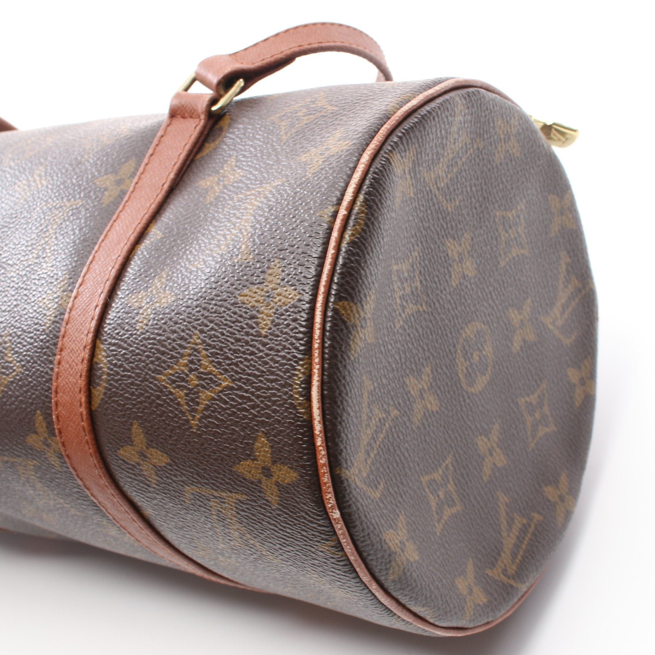 Louis Vuitton Louis Vuitton Papillon 30 Monogram Handbag Leather Brown Size ONE SIZE - 8 Thumbnail