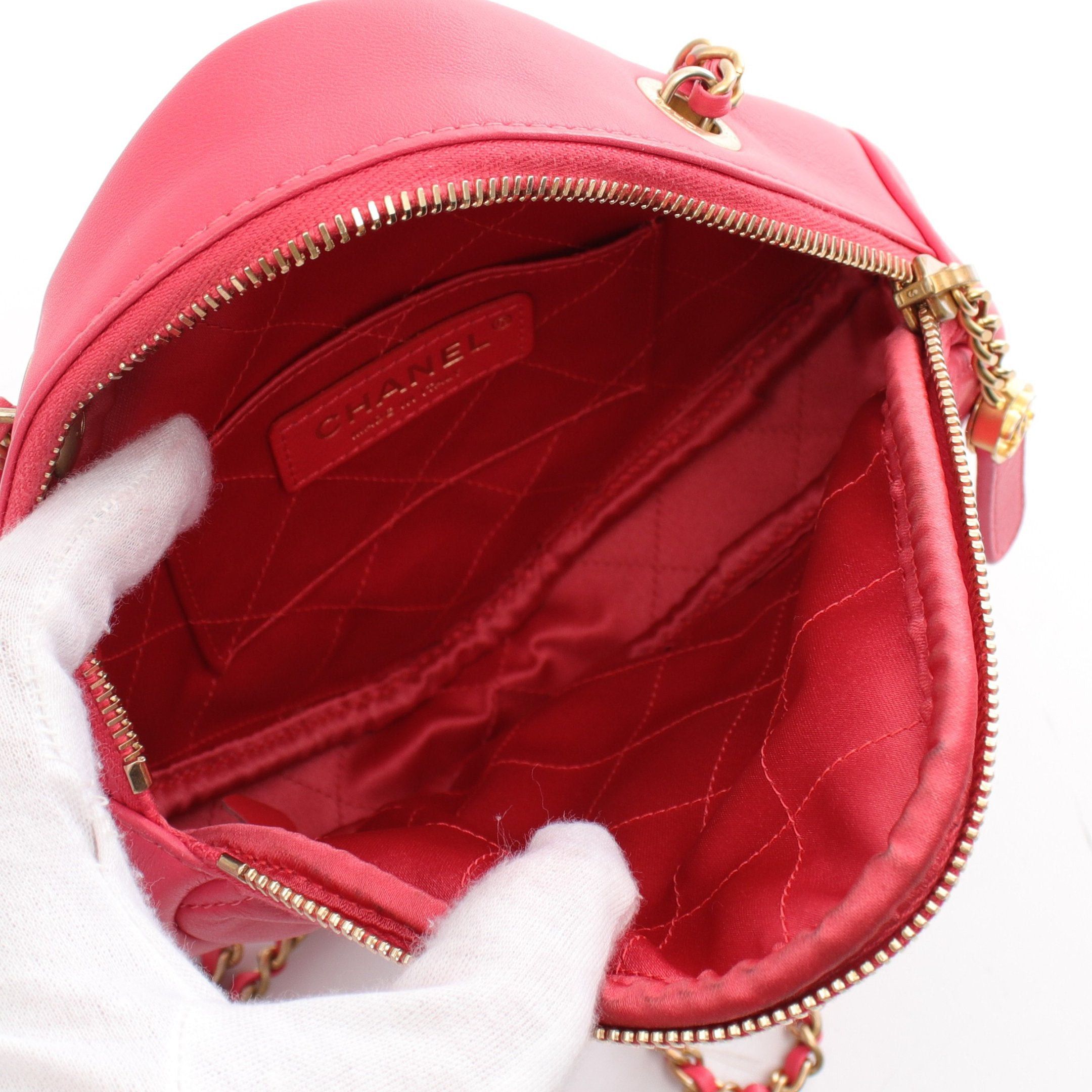 Chanel Chanel Matelasse Chain Shoulder Bag Lambskin Pink Gold Hardware Size ONE SIZE - 3 Thumbnail