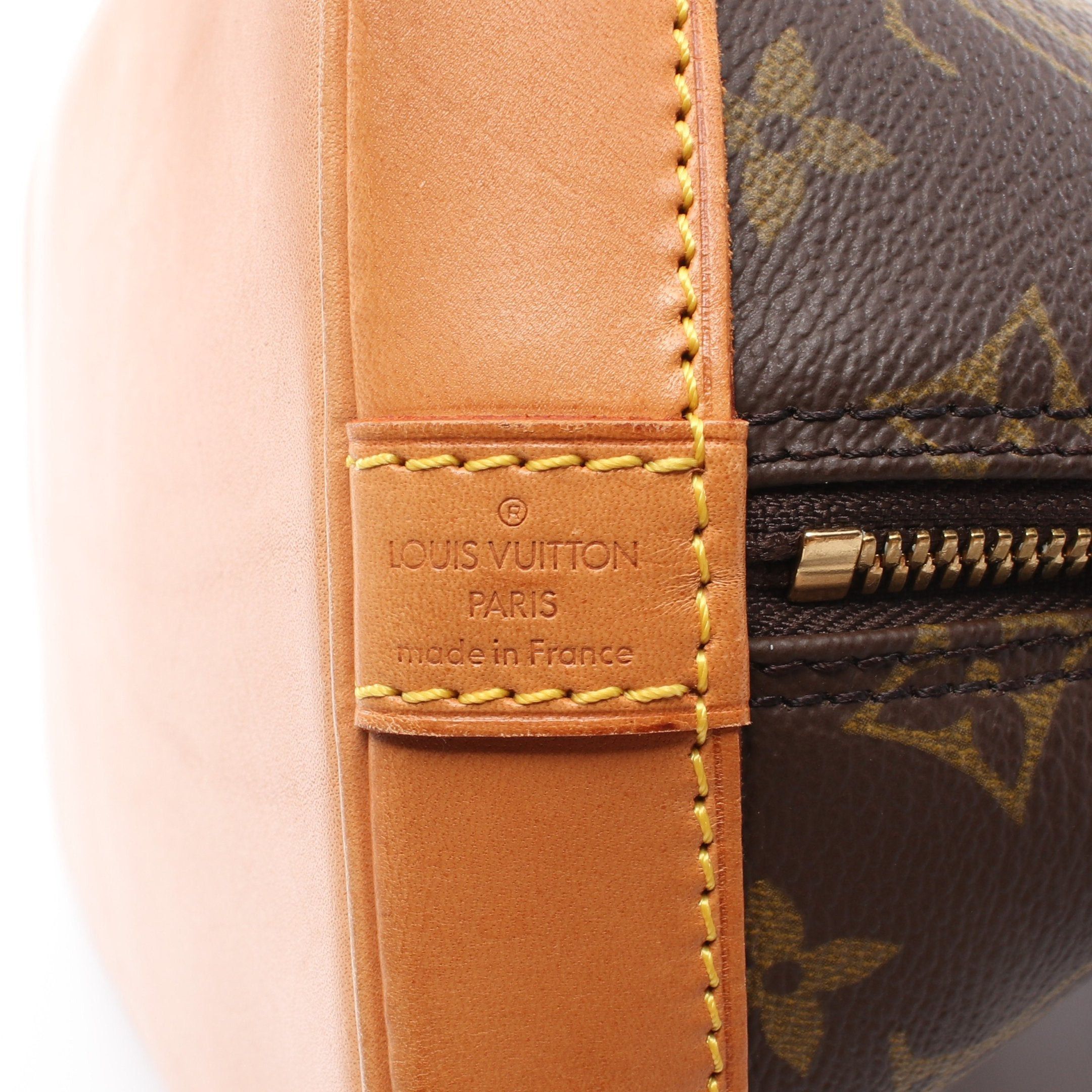 Louis Vuitton Louis Vuitton Alma Pm Monogram Handbag Leather Brown Size ONE SIZE - 4 Thumbnail