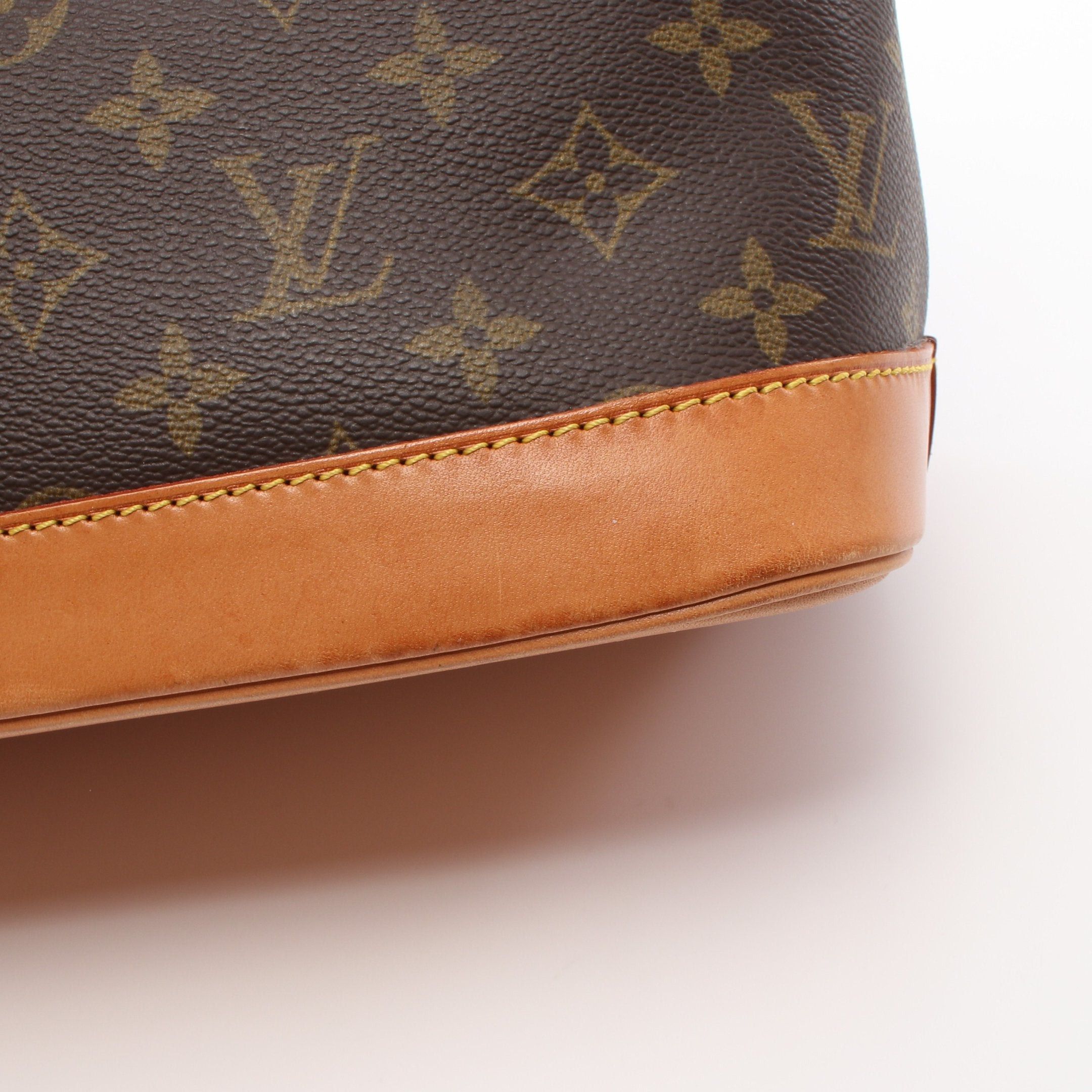 Louis Vuitton Louis Vuitton Alma Pm Monogram Handbag Leather Brown Size ONE SIZE - 9 Thumbnail