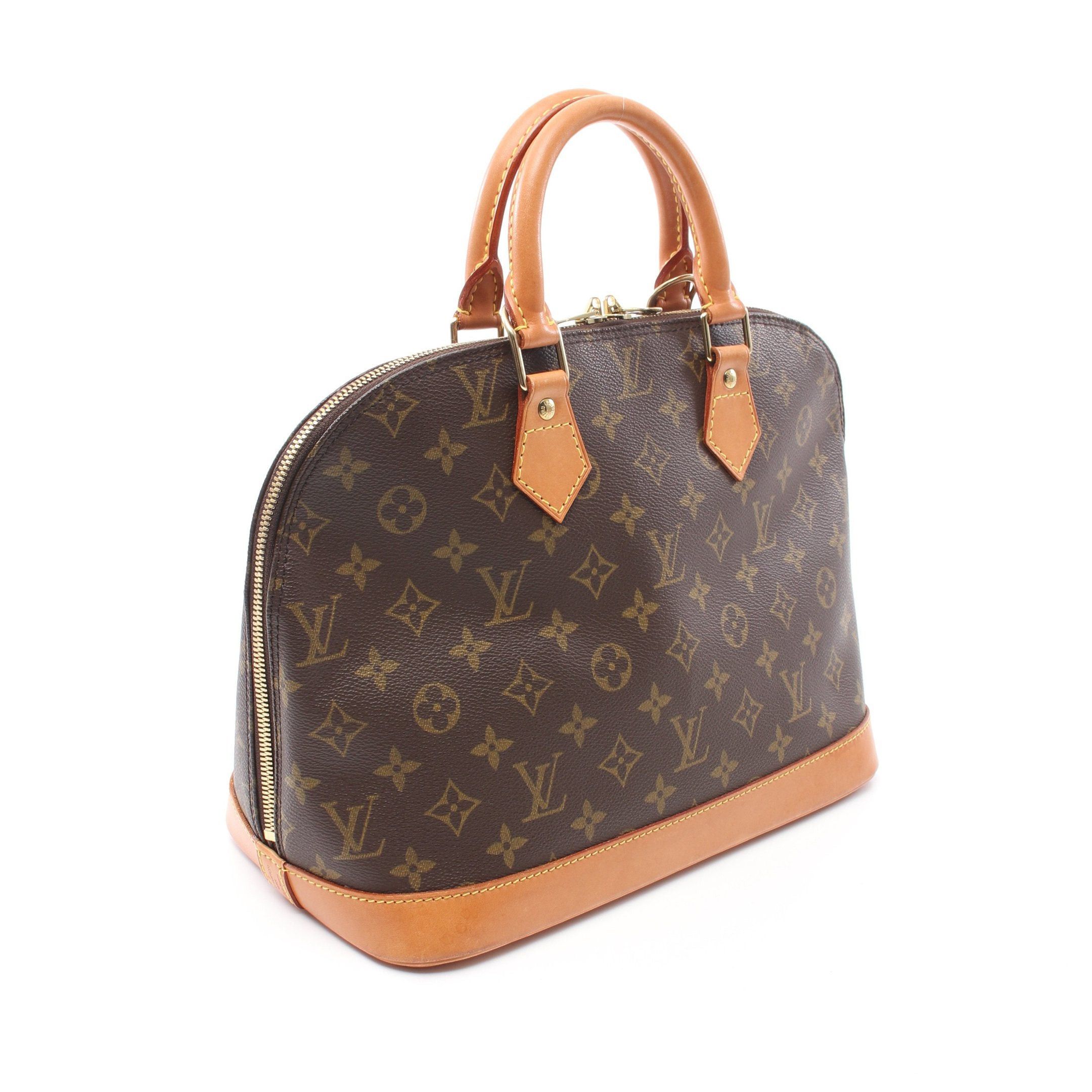 Louis Vuitton Louis Vuitton Alma Pm Monogram Handbag Leather Brown Size ONE SIZE - 2 Thumbnail