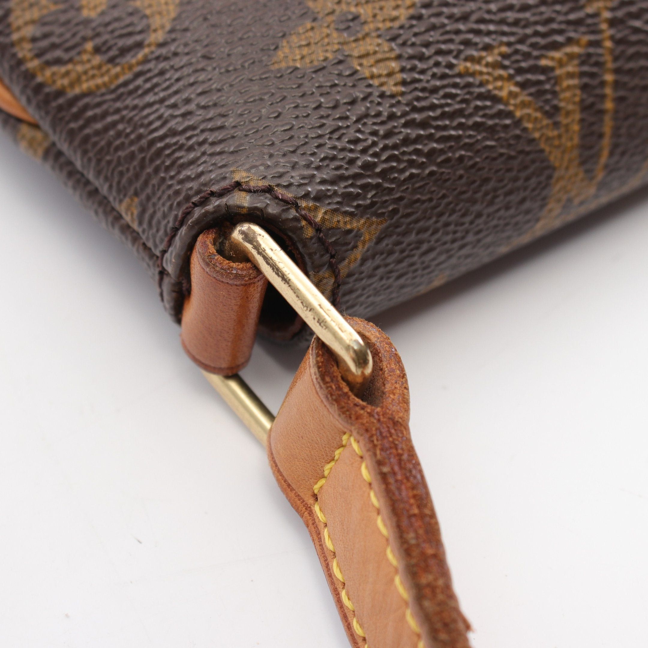 Louis Vuitton Louis Vuitton Musette Tango Short Strap Monogram Shoulder Bag Leather Brown Size ONE SIZE - 10 Thumbnail