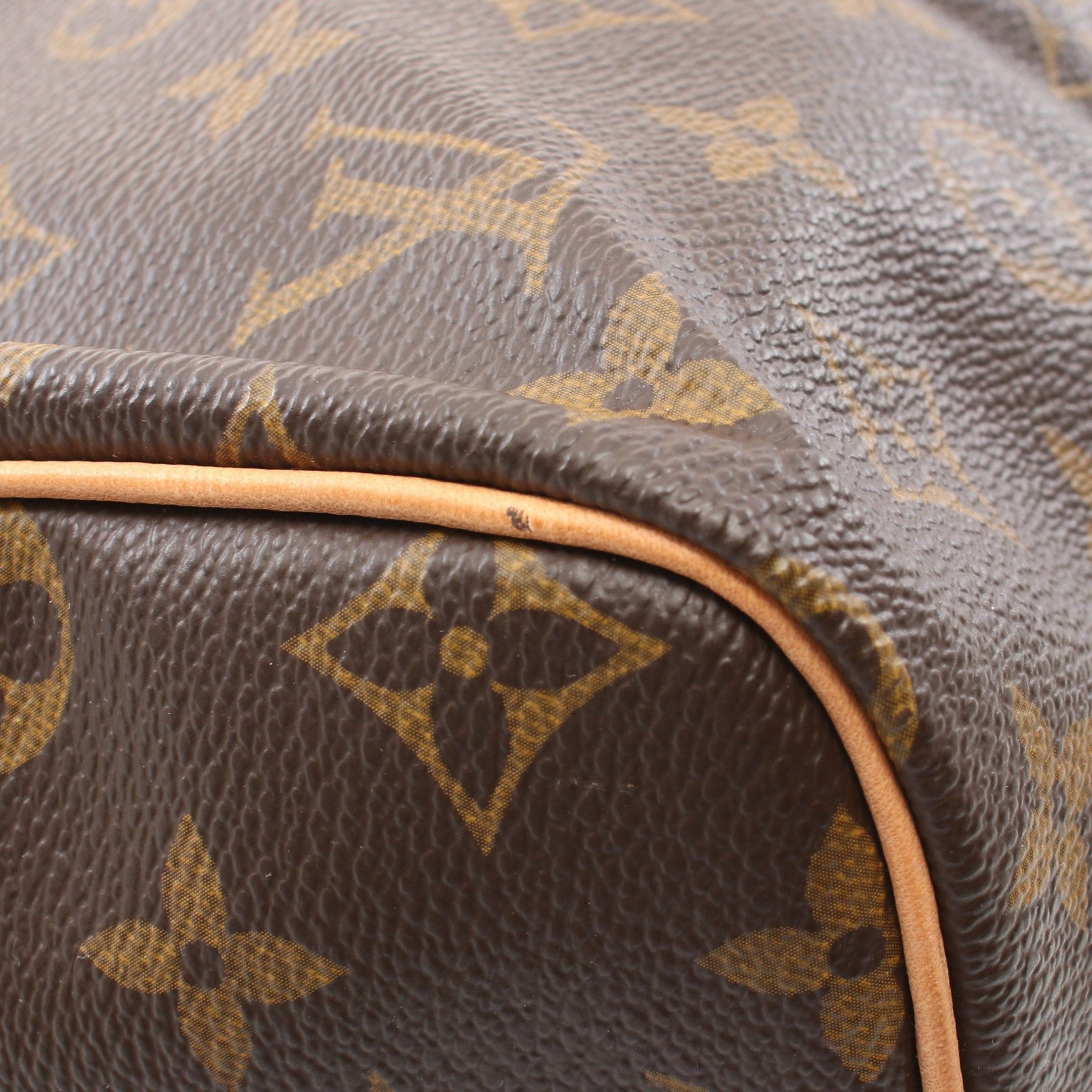 Louis Vuitton Louis Vuitton Speedy 30 Monogram Handbag Leather Brown Size ONE SIZE - 7 Thumbnail