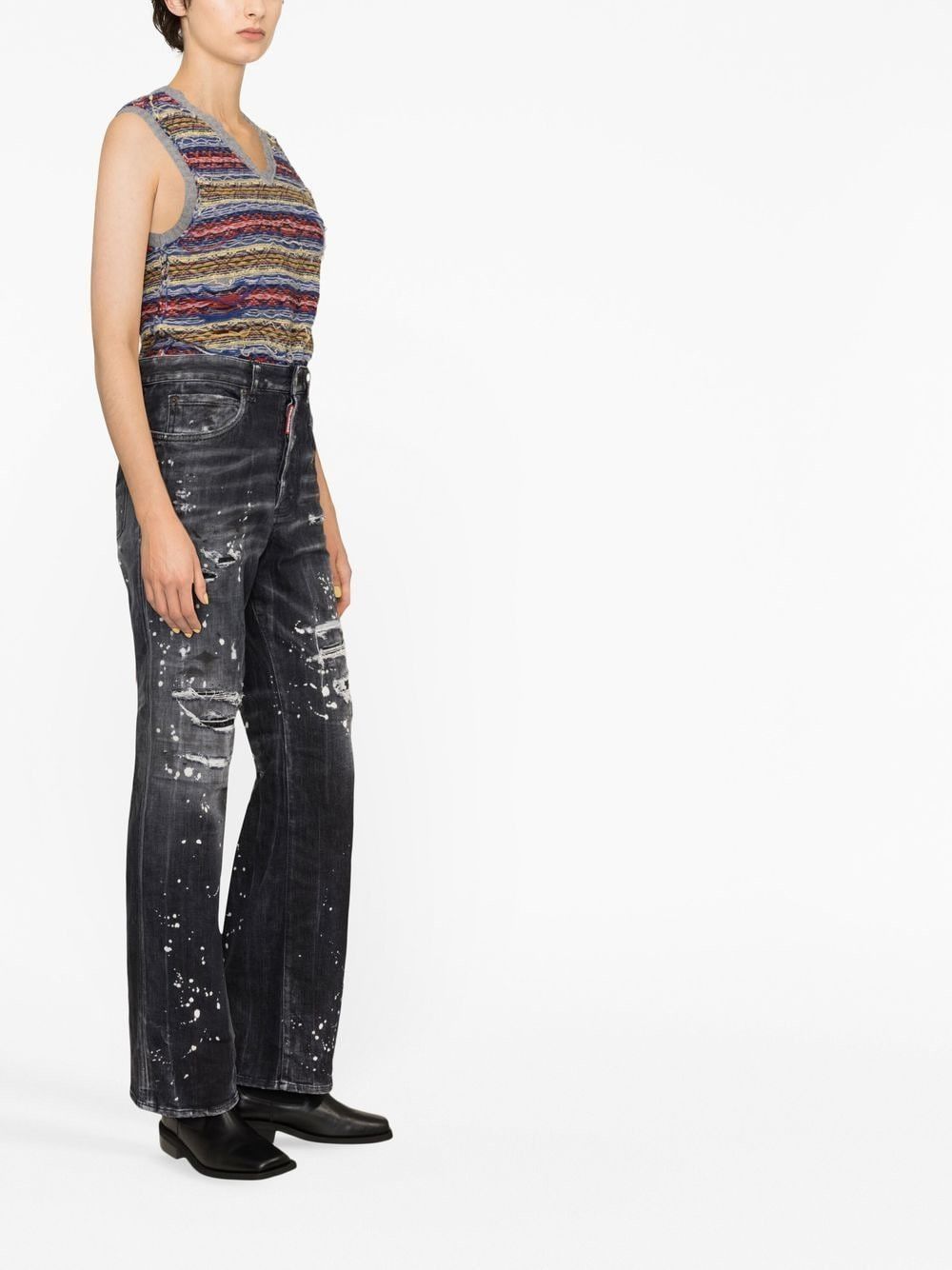 Dsquared2 ROADIE DENIM JEANS Size 27" / US 4 / IT 40 - 4 Thumbnail