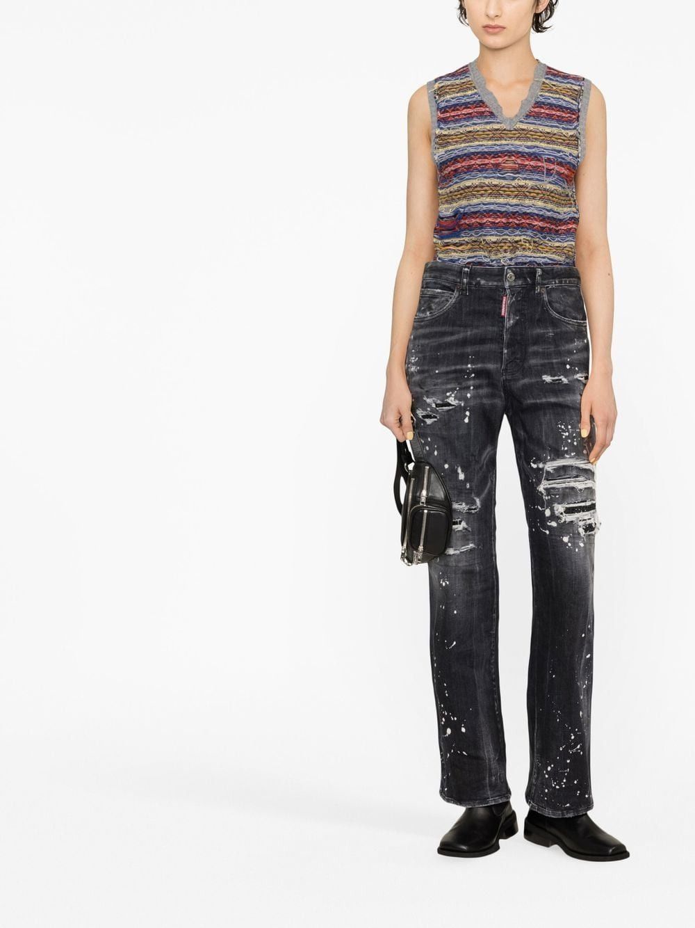 Dsquared2 ROADIE DENIM JEANS Size 27" / US 4 / IT 40 - 2 Thumbnail