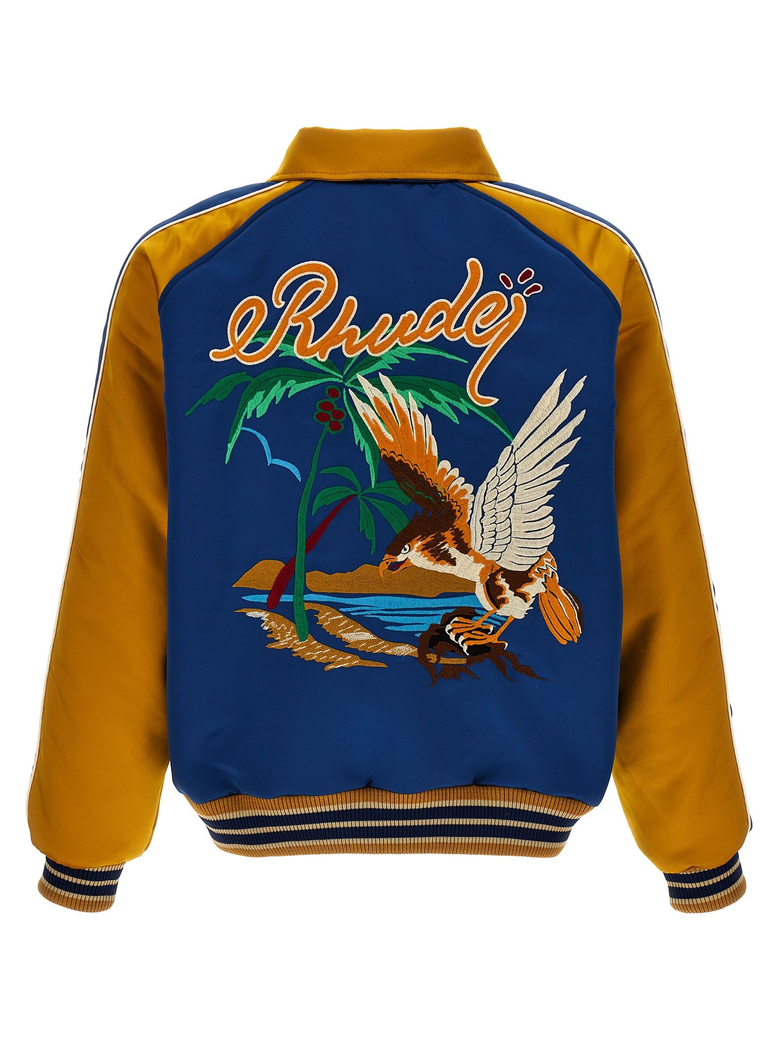 Rhude 'Palm Eagles Souvenir' Bomber Jacket Size US XL / EU 56 / 4 - 2 Thumbnail