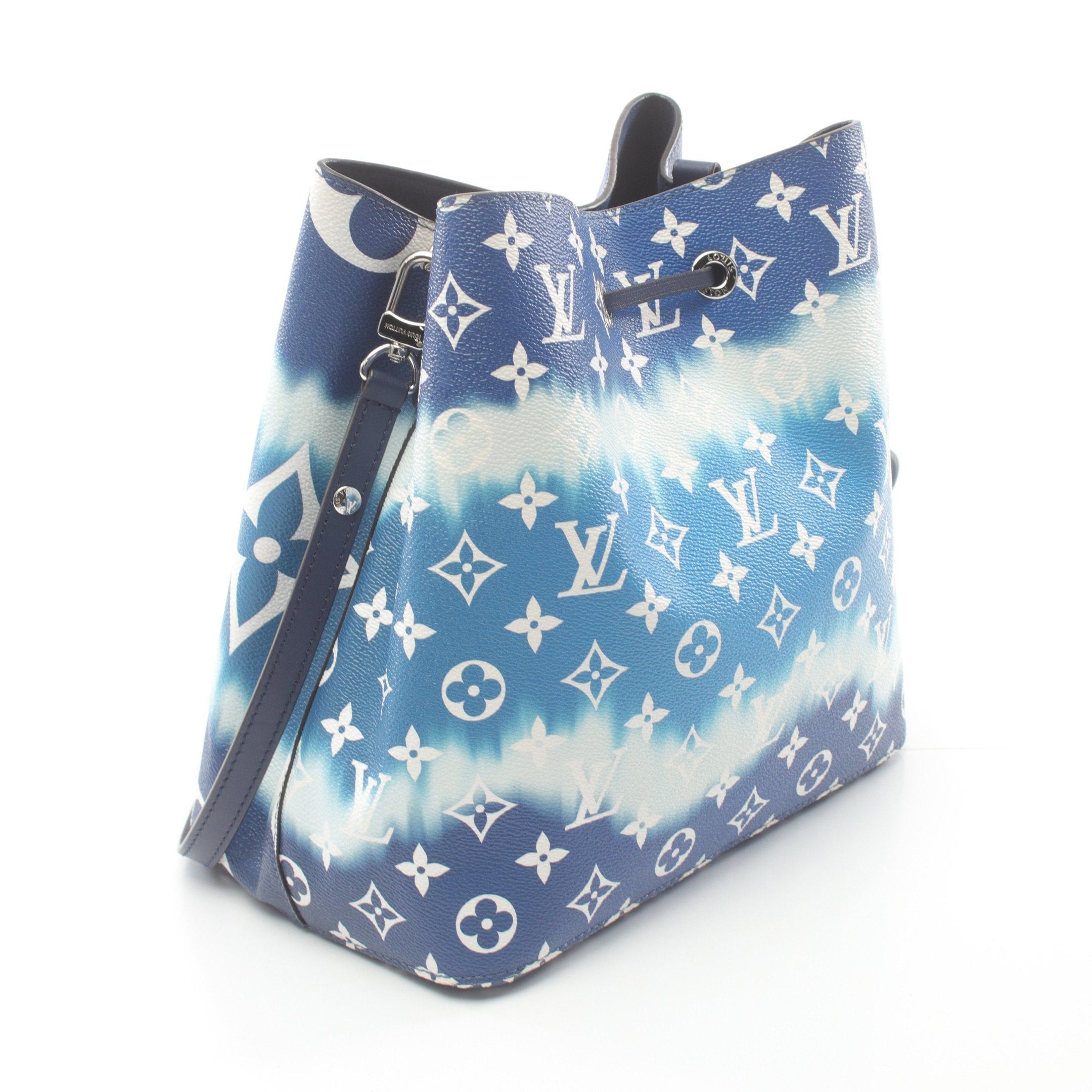 Louis Vuitton Louis Vuitton Neo Noe Lv Escale Monogram Shoulder Bag Leather Blue Size ONE SIZE - 2 Thumbnail