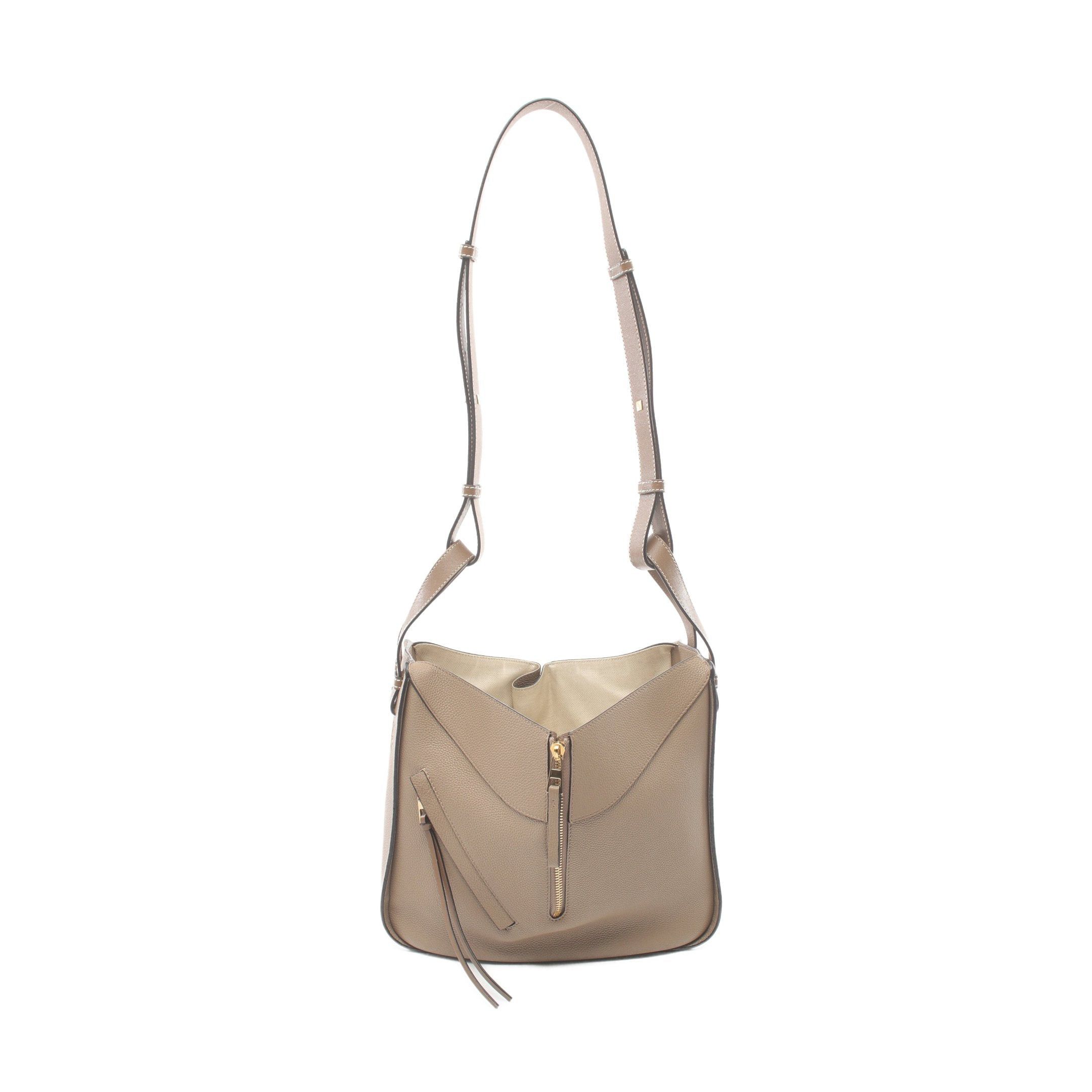 Loewe Loewe Hammock Small Handbag Leather Gray Beige Size ONE SIZE - 5 Thumbnail