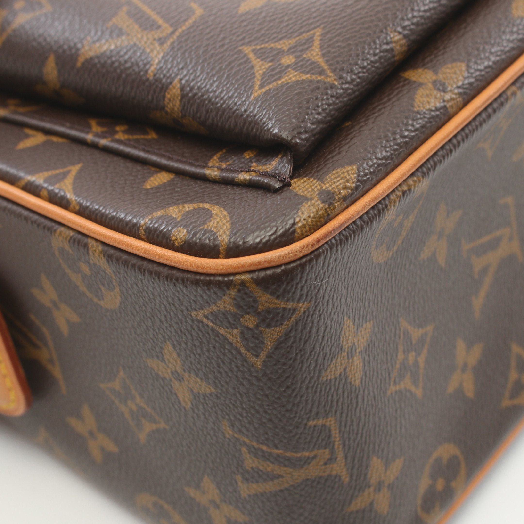 Louis Vuitton Louis Vuitton Vivacite Gm Monogram Shoulder Bag Leather Brown Size ONE SIZE - 6 Thumbnail