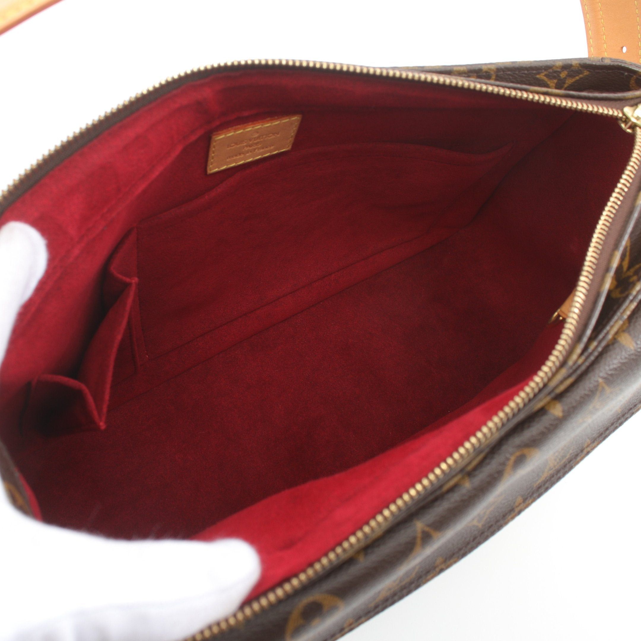Louis Vuitton Louis Vuitton Vivacite Gm Monogram Shoulder Bag Leather Brown Size ONE SIZE - 3 Thumbnail