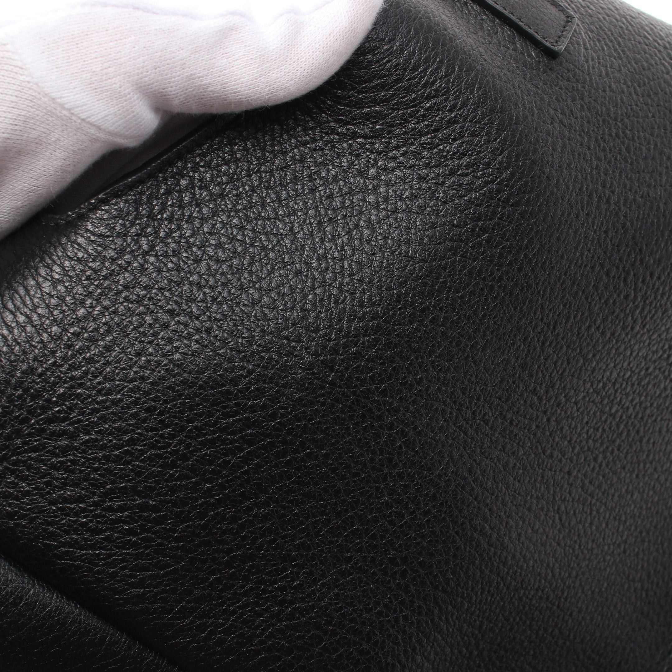 Yves Saint Laurent Yves Saint Laurent Le 5 A 7 Bea Shoulder Bag Tote Leather Black Size ONE SIZE - 9 Thumbnail