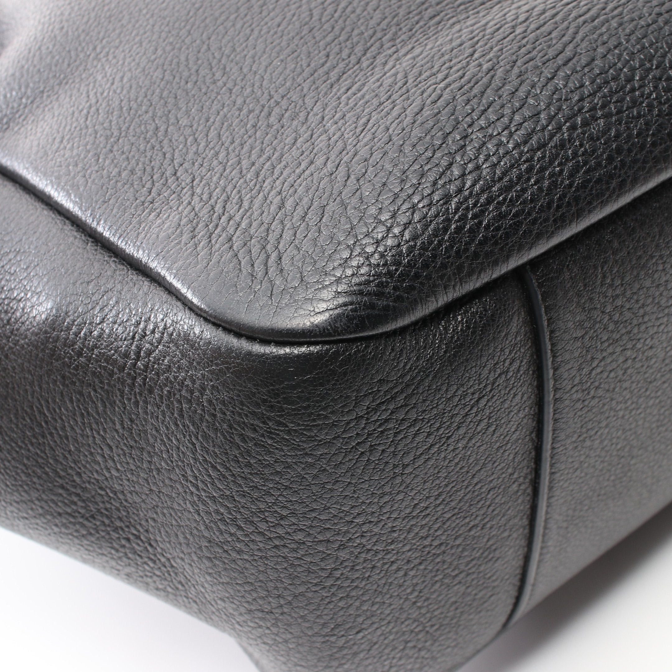 Yves Saint Laurent Yves Saint Laurent Le 5 A 7 Bea Shoulder Bag Tote Leather Black Size ONE SIZE - 5 Thumbnail