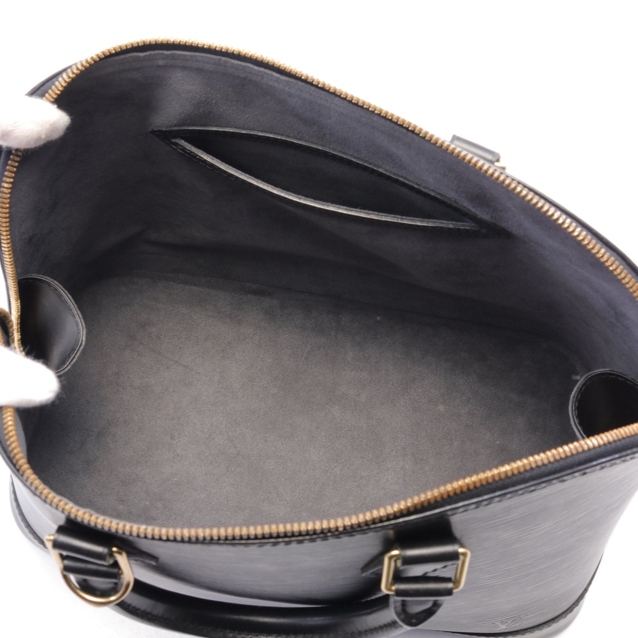 Louis Vuitton Louis Vuitton Alma Pm Epi Noir Handbag Leather Black Size ONE SIZE - 3 Thumbnail