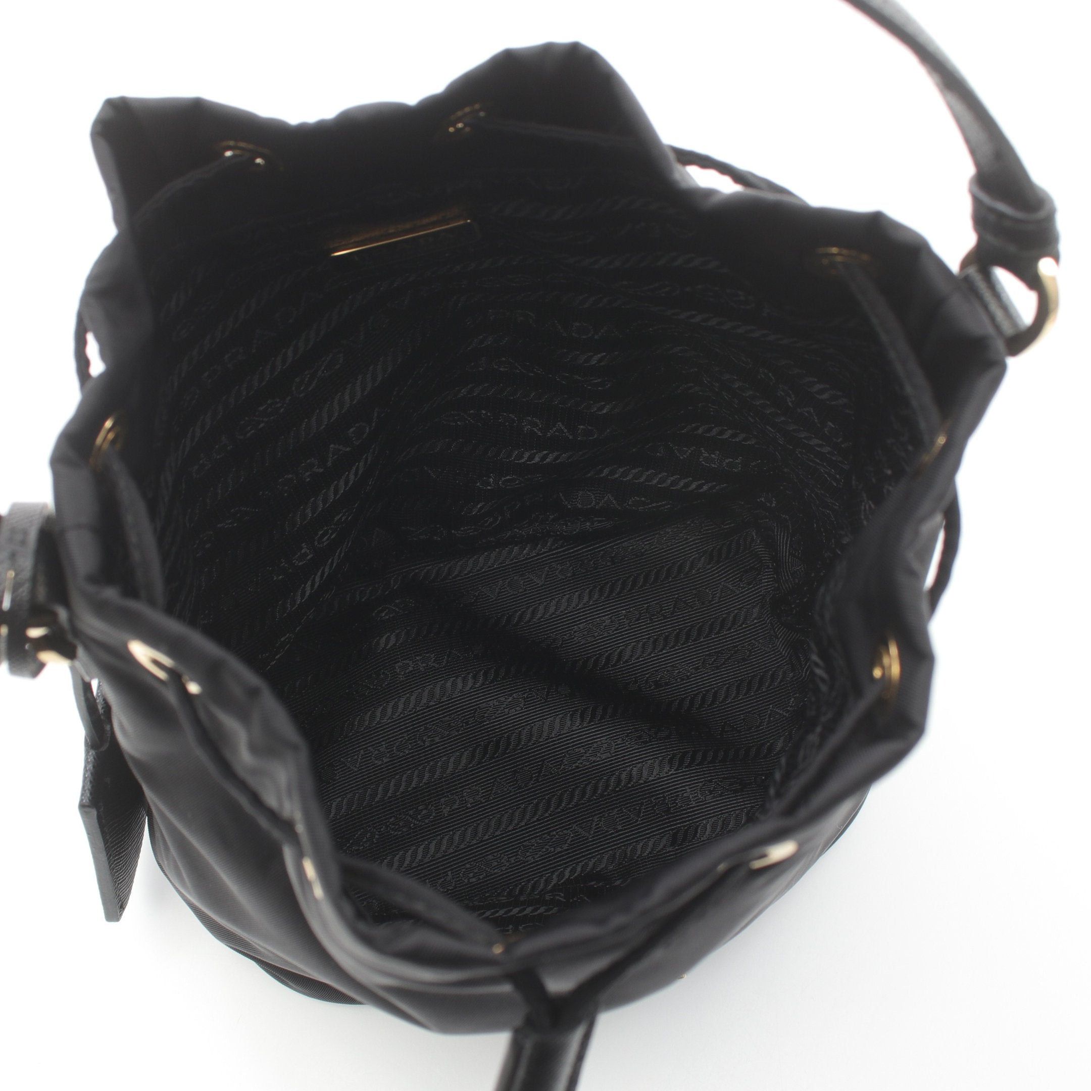 Prada Prada Re-Edition 1978 Handbag Nylon Saffiano Leather Black Size ONE SIZE - 3 Thumbnail