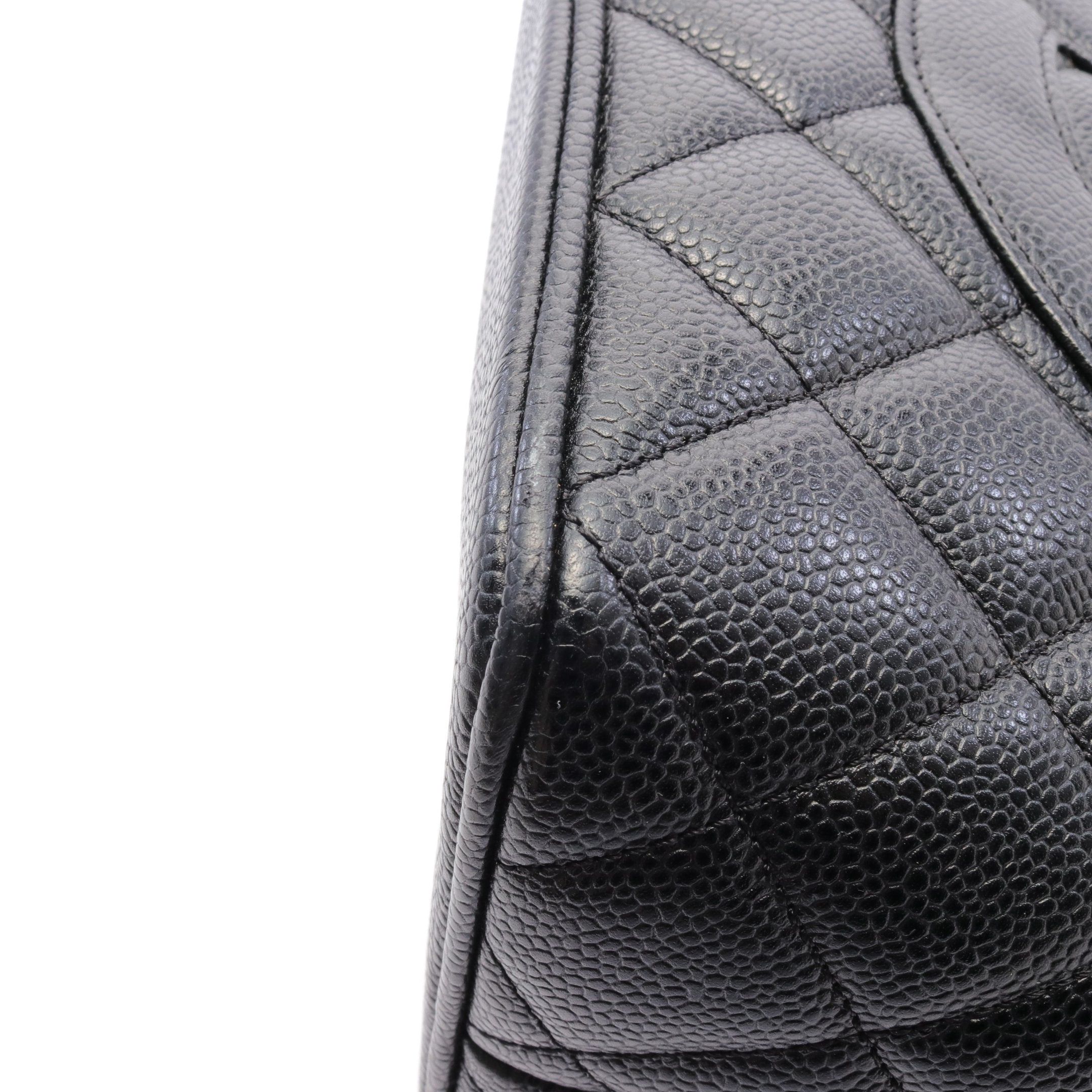 Chanel Chanel Reissue Tote Handbag Bag Caviar Skin Black Gold Hardware Size ONE SIZE - 7 Thumbnail