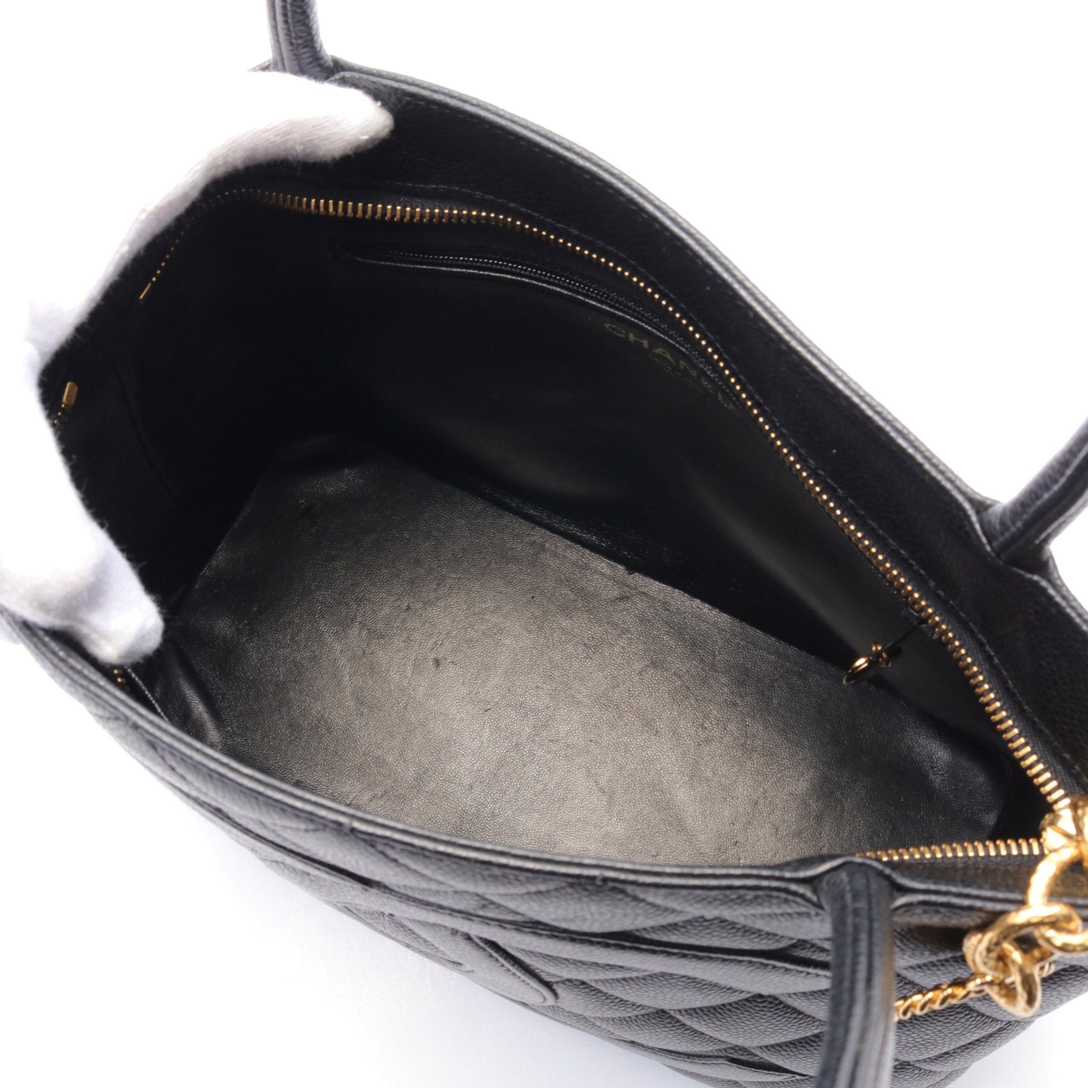 Chanel Chanel Reissue Tote Handbag Bag Caviar Skin Black Gold Hardware Size ONE SIZE - 3 Thumbnail