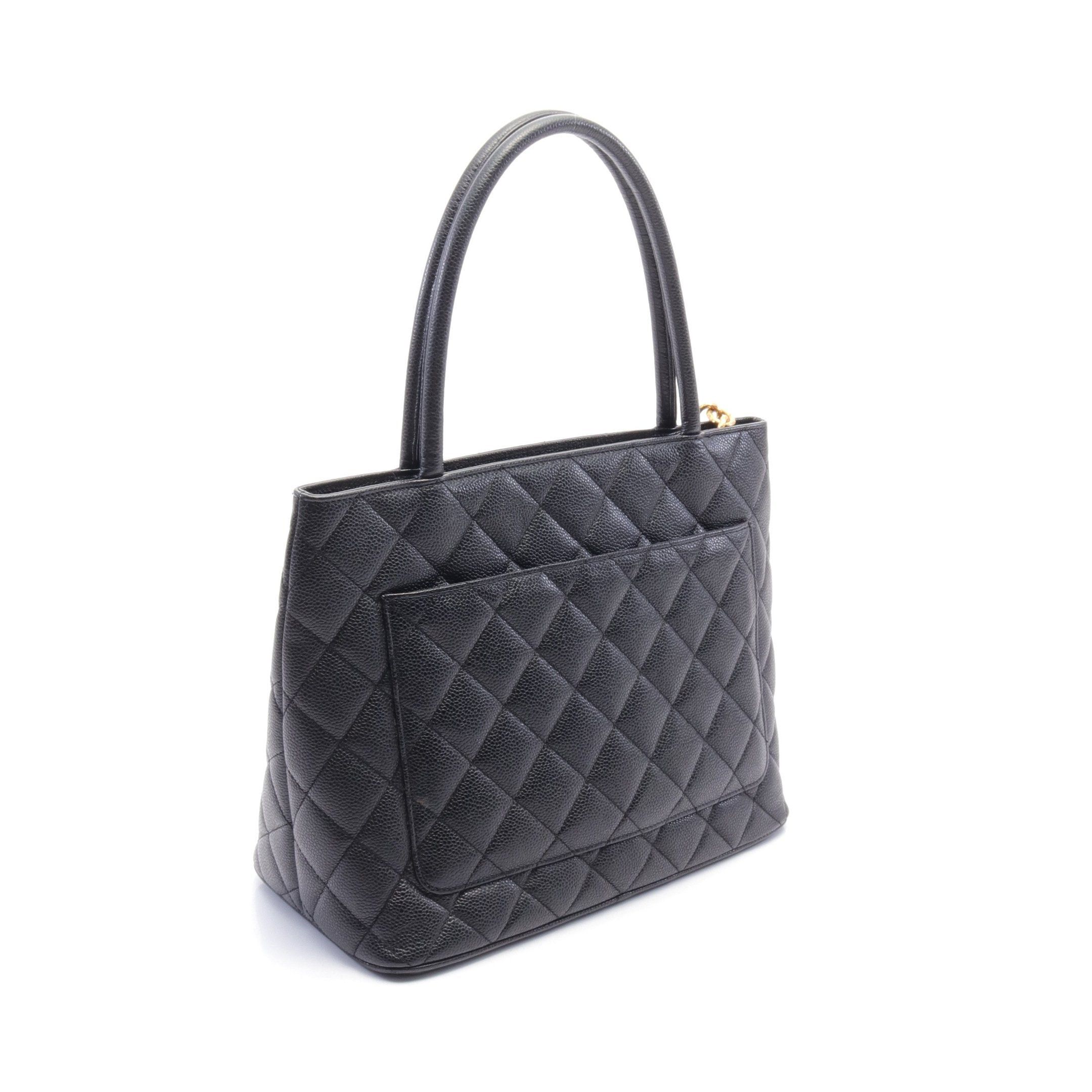 Chanel Chanel Reissue Tote Handbag Bag Caviar Skin Black Gold Hardware Size ONE SIZE - 2 Thumbnail