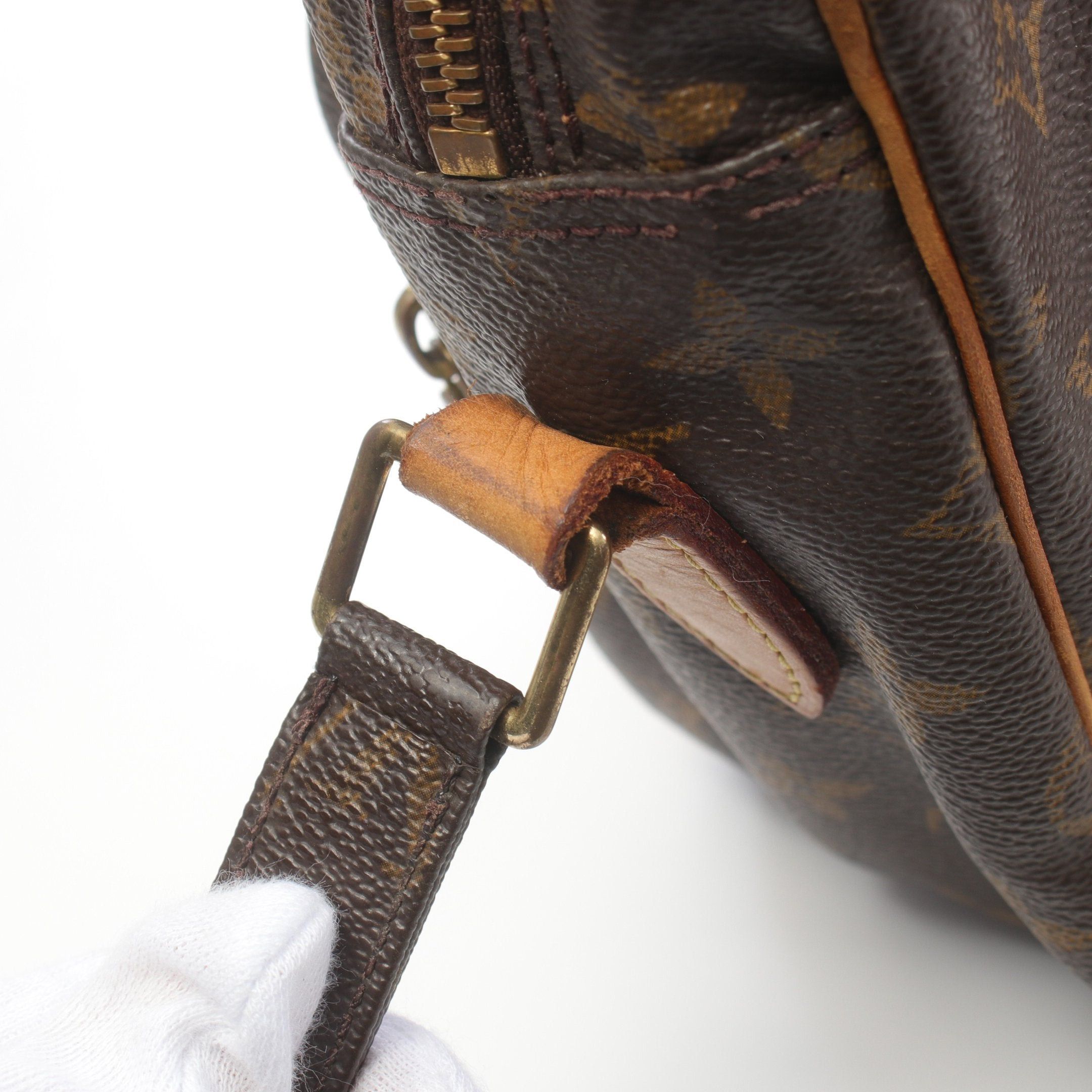 Louis Vuitton Louis Vuitton Nil Monogram Shoulder Bag Leather Brown Size ONE SIZE - 10 Thumbnail