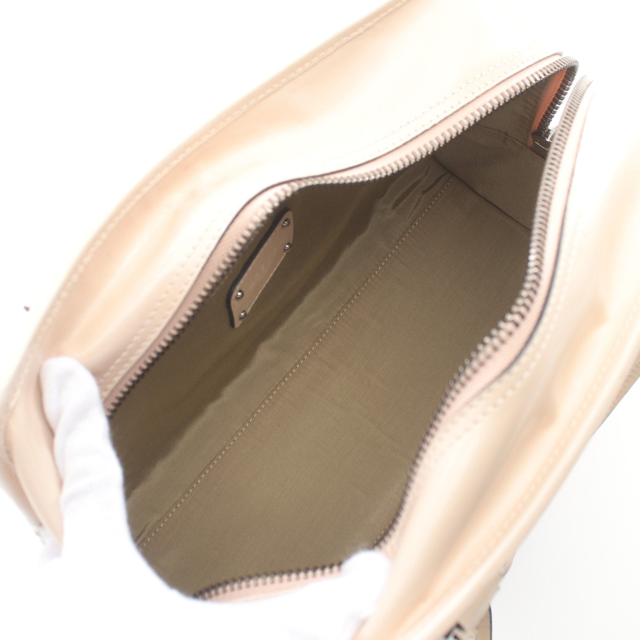 Loewe Loewe Amazona28 Handbag Leather Beige Size ONE SIZE - 3 Thumbnail