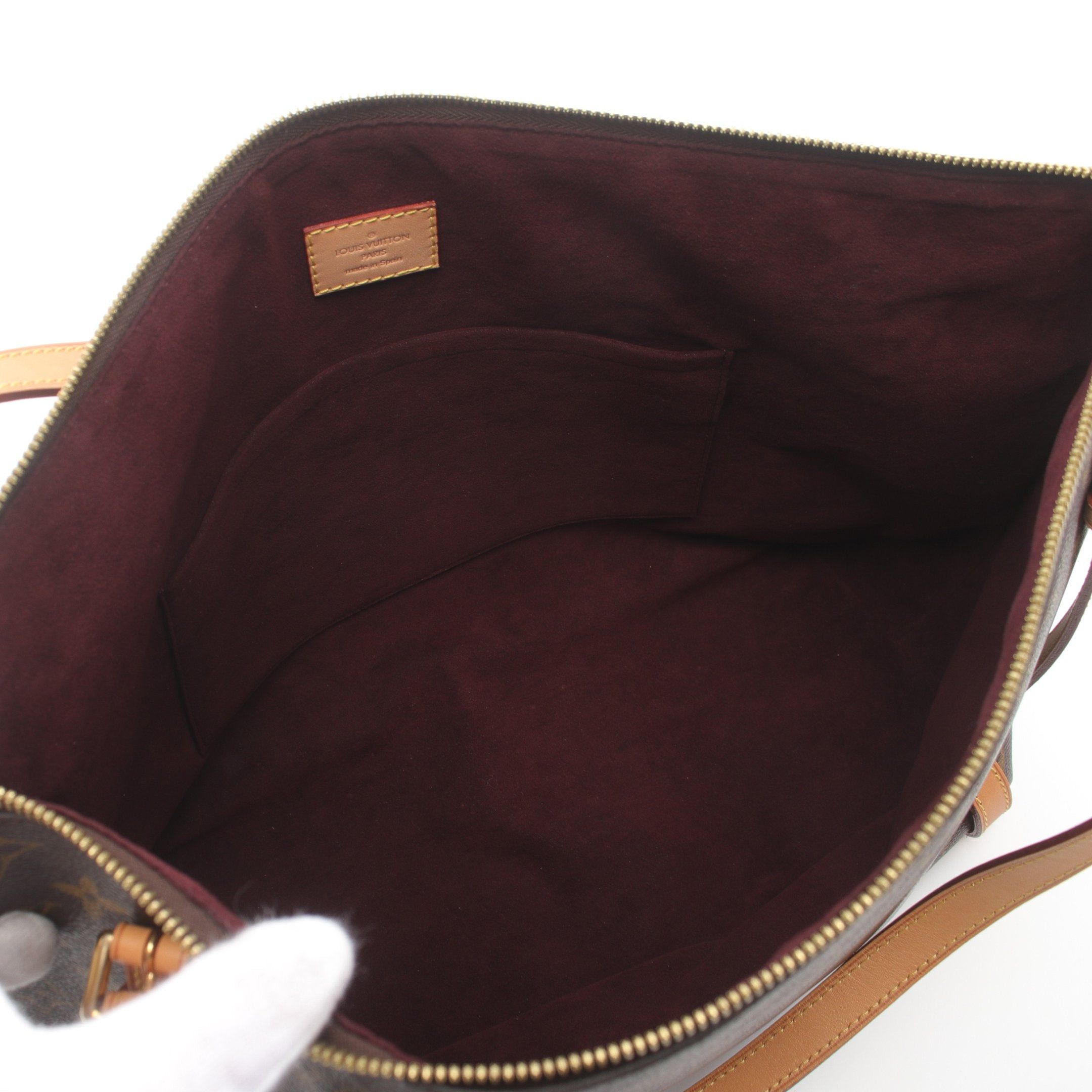 Louis Vuitton Louis Vuitton Tuileries Monogram Shoulder Bag Tote Leather Brown Size ONE SIZE - 3 Thumbnail