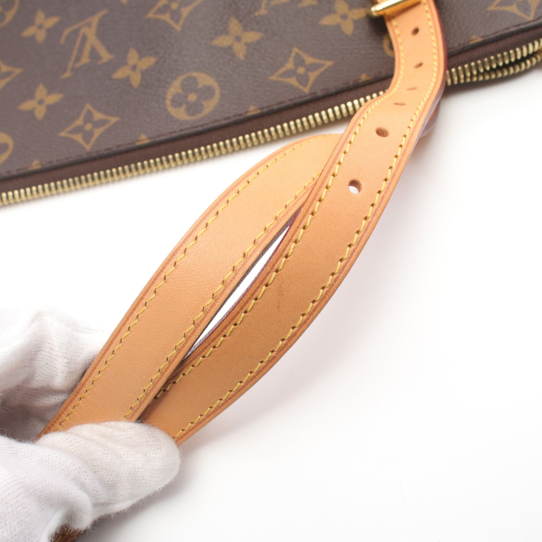 Louis Vuitton Louis Vuitton Tuileries Monogram Shoulder Bag Tote Leather Brown Size ONE SIZE - 7 Thumbnail