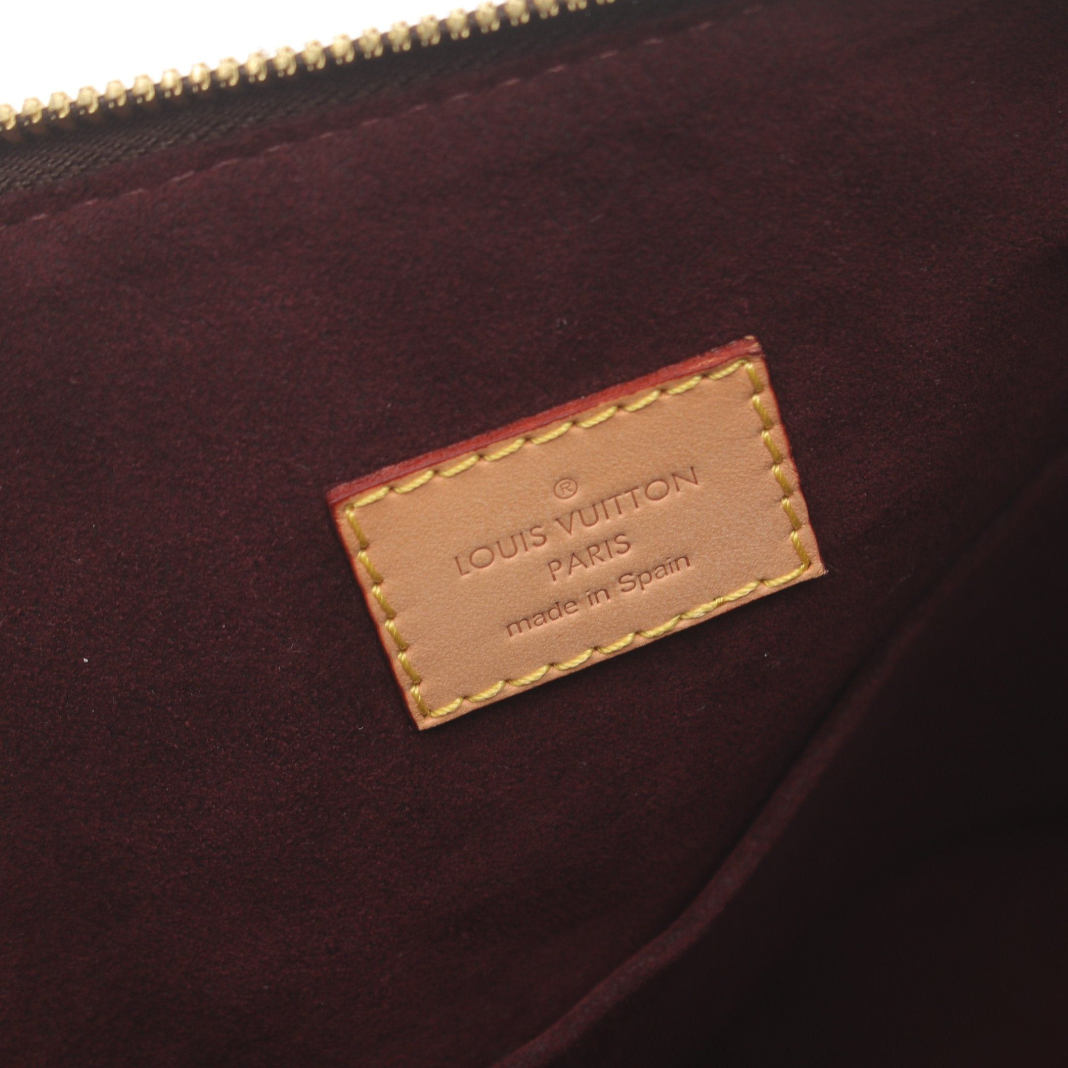 Louis Vuitton Louis Vuitton Tuileries Monogram Shoulder Bag Tote Leather Brown Size ONE SIZE - 4 Thumbnail