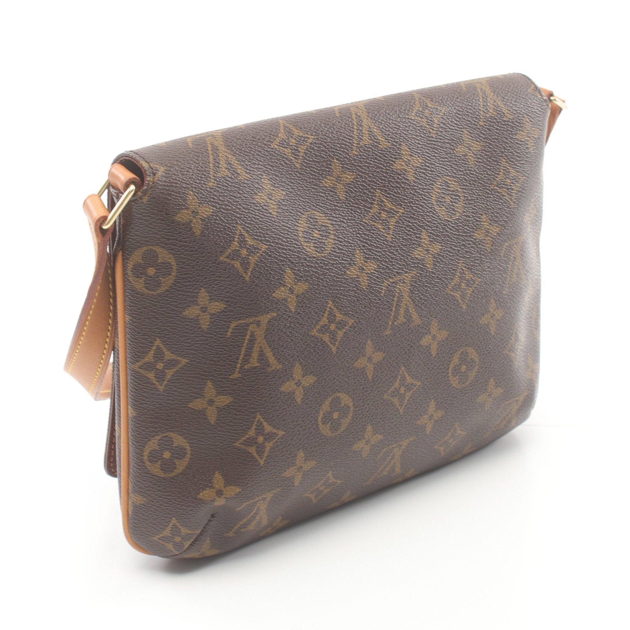 Louis Vuitton Louis Vuitton Musette Tango Short Strap Monogram Shoulder Bag Leather Brown Size ONE SIZE - 2 Thumbnail