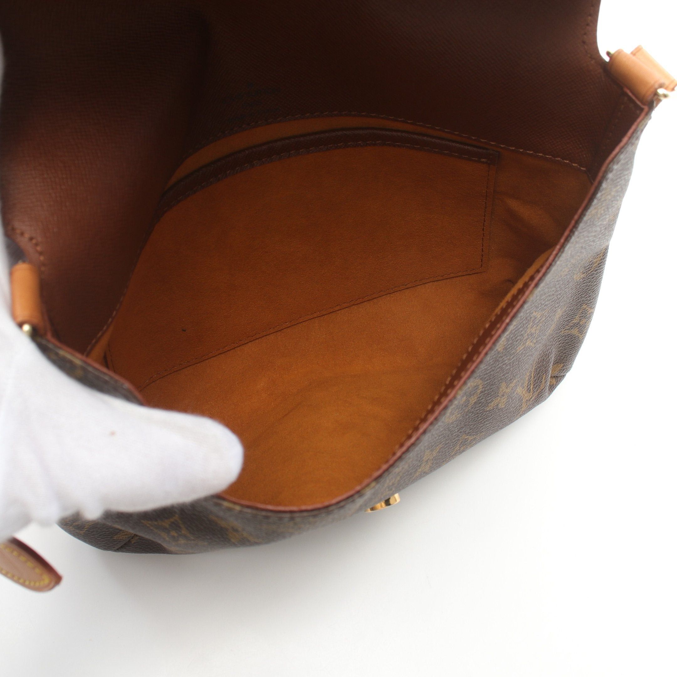 Louis Vuitton Louis Vuitton Musette Tango Short Strap Monogram Shoulder Bag Leather Brown Size ONE SIZE - 3 Thumbnail