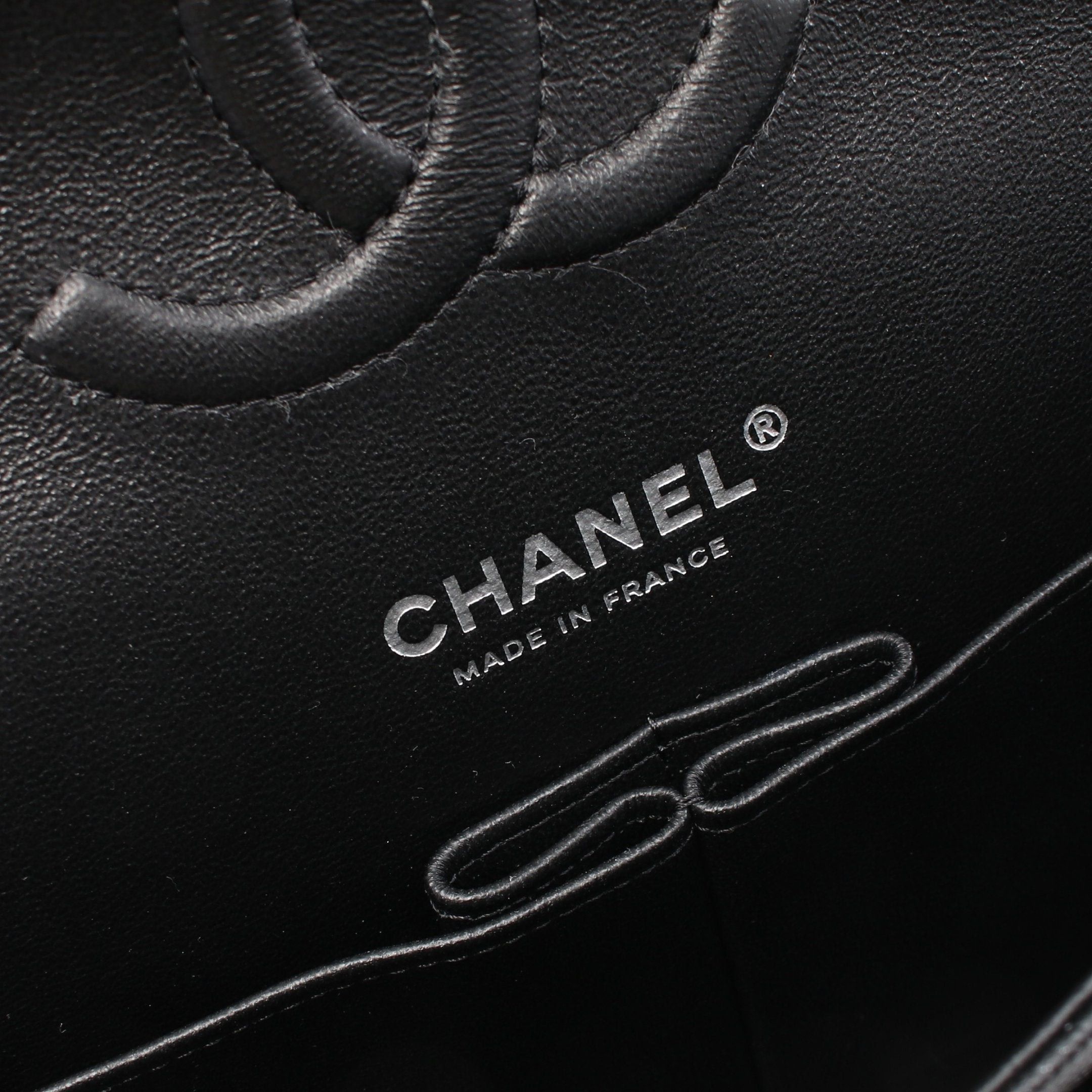 Chanel Chanel Matelasse Double Flap Chain Shoulder Bag Caviar Skin Black Silver Hardware Size ONE SIZE - 4 Thumbnail