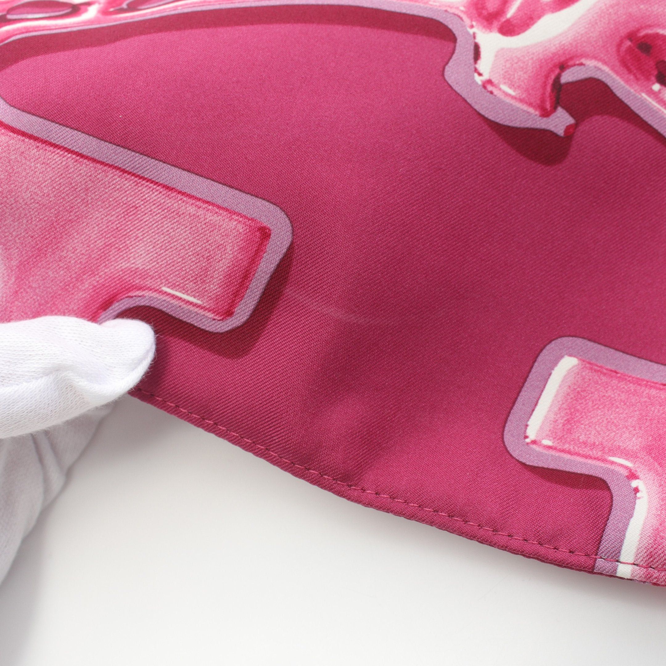 Hermes Hermes Silky City Pm Vif Argent Shoulder Bag Silk Leather Pink Purple Brown Multicolor Silver Hardware □O Stamp Size ONE SIZE - 9 Thumbnail