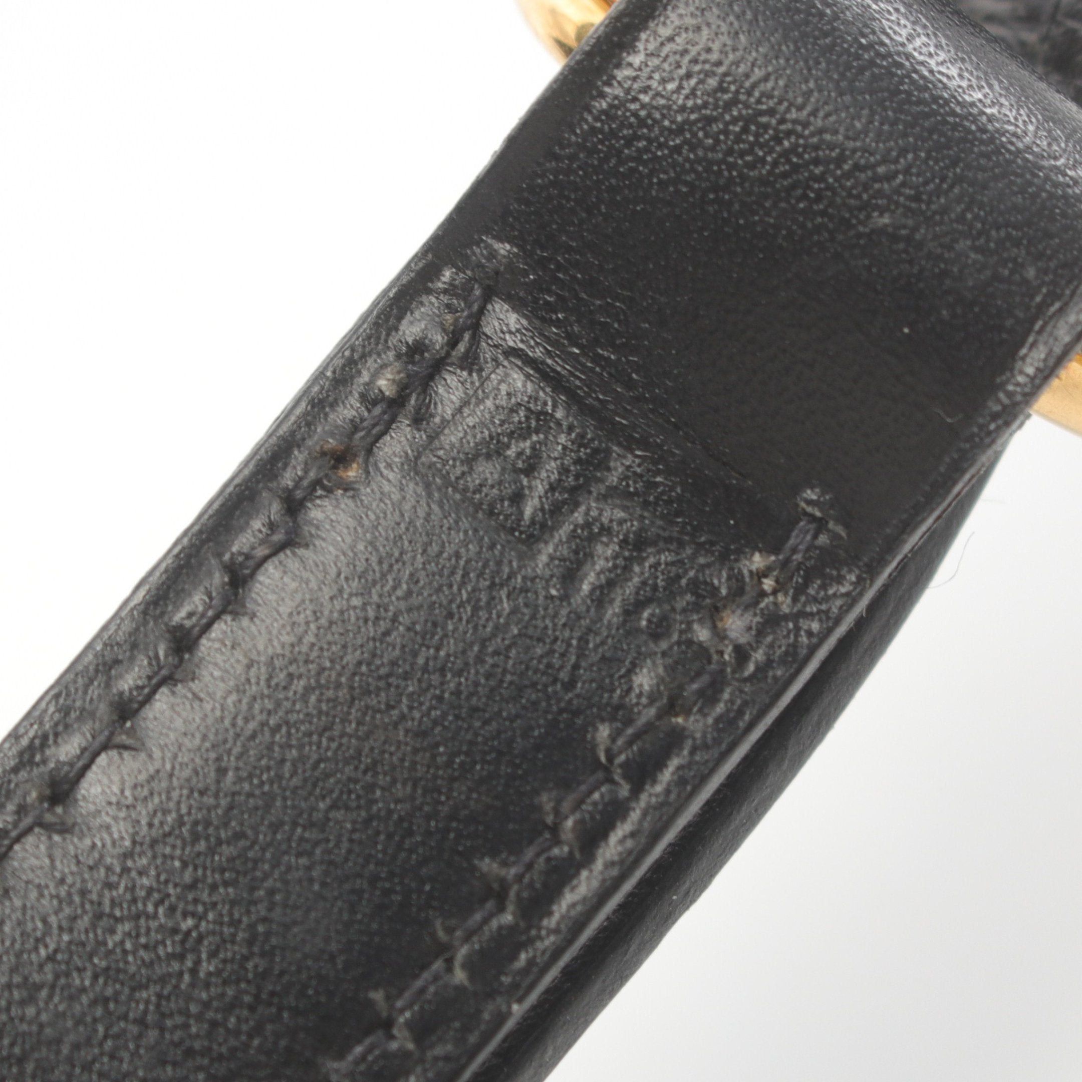 Hermes Hermes Pochette Green Waist Bag Body Box Calf Black Gold Hardware □ A Stamp Size ONE SIZE - 5 Thumbnail