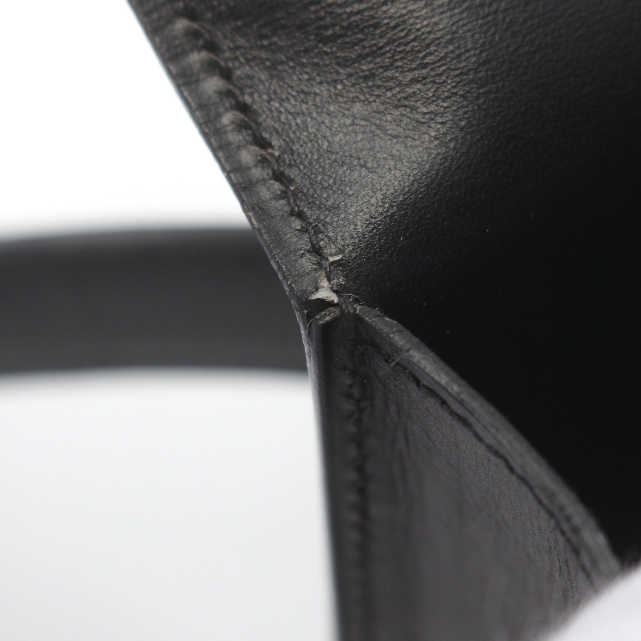 Hermes Hermes Pochette Green Waist Bag Body Box Calf Black Gold Hardware □ A Stamp Size ONE SIZE - 6 Thumbnail
