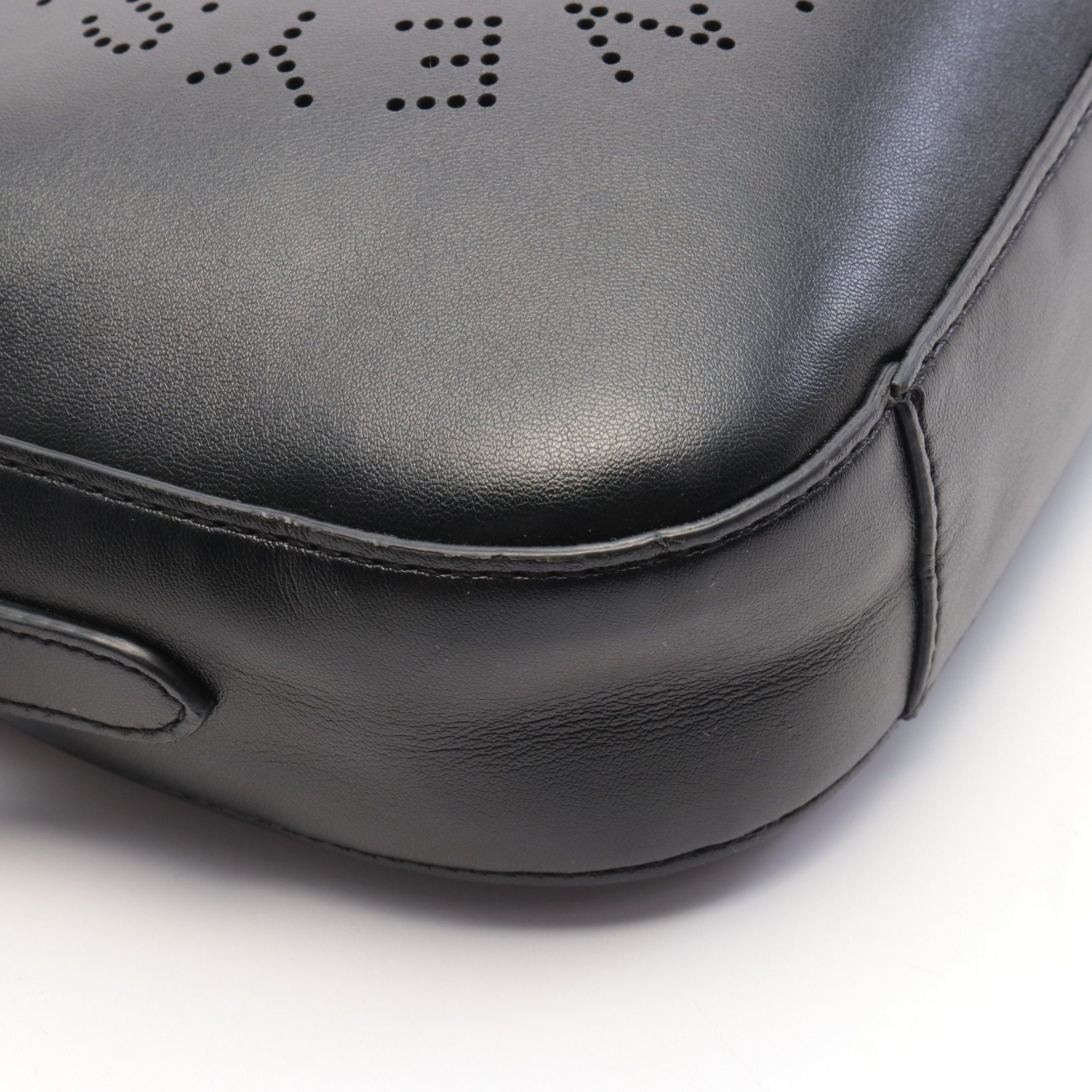Stella McCartney Stella Mccartney Stella Logo Mini Camera Bag Shoulder Fake Leather Black Size ONE SIZE - 5 Thumbnail