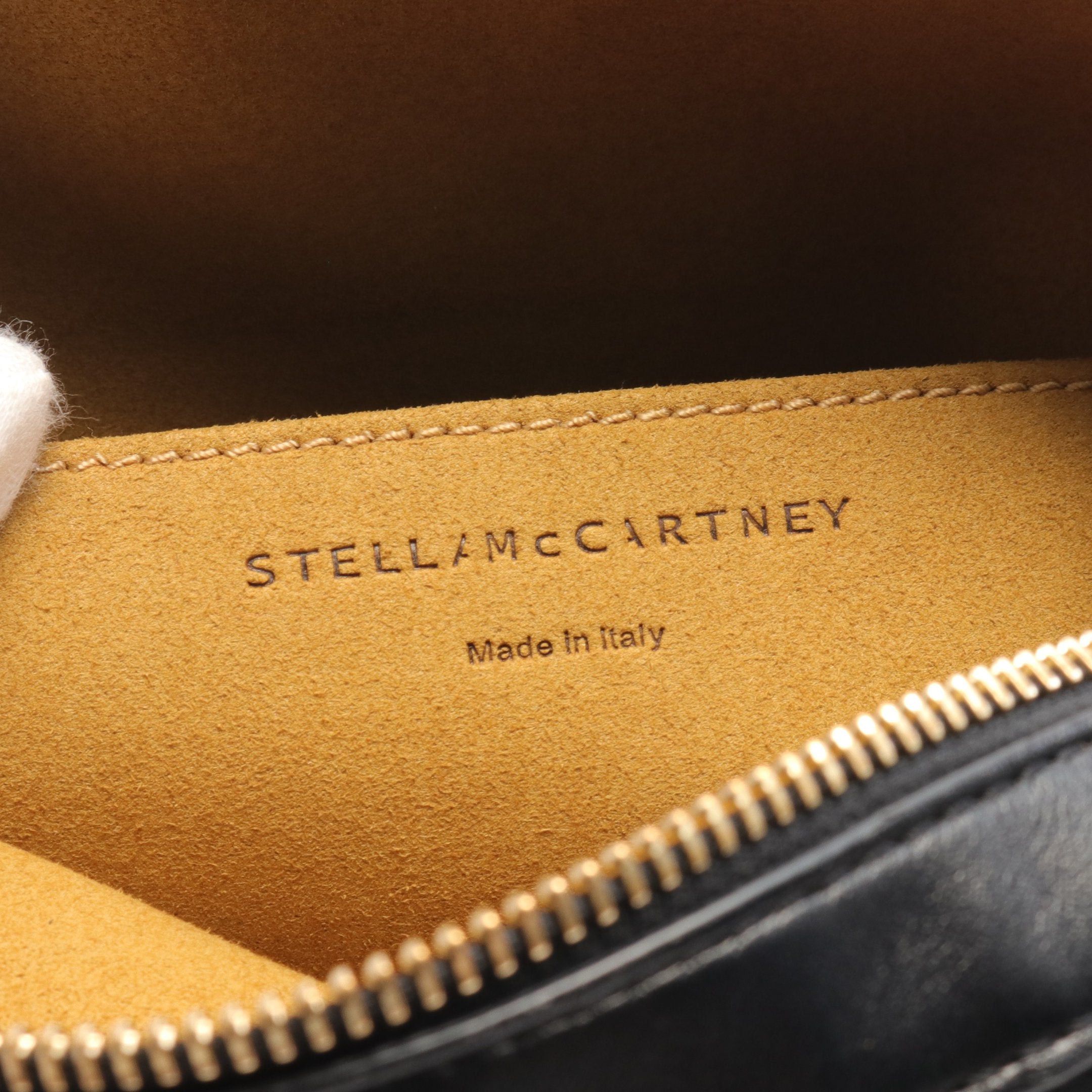 Stella McCartney Stella Mccartney Stella Logo Mini Camera Bag Shoulder Fake Leather Black Size ONE SIZE - 4 Thumbnail