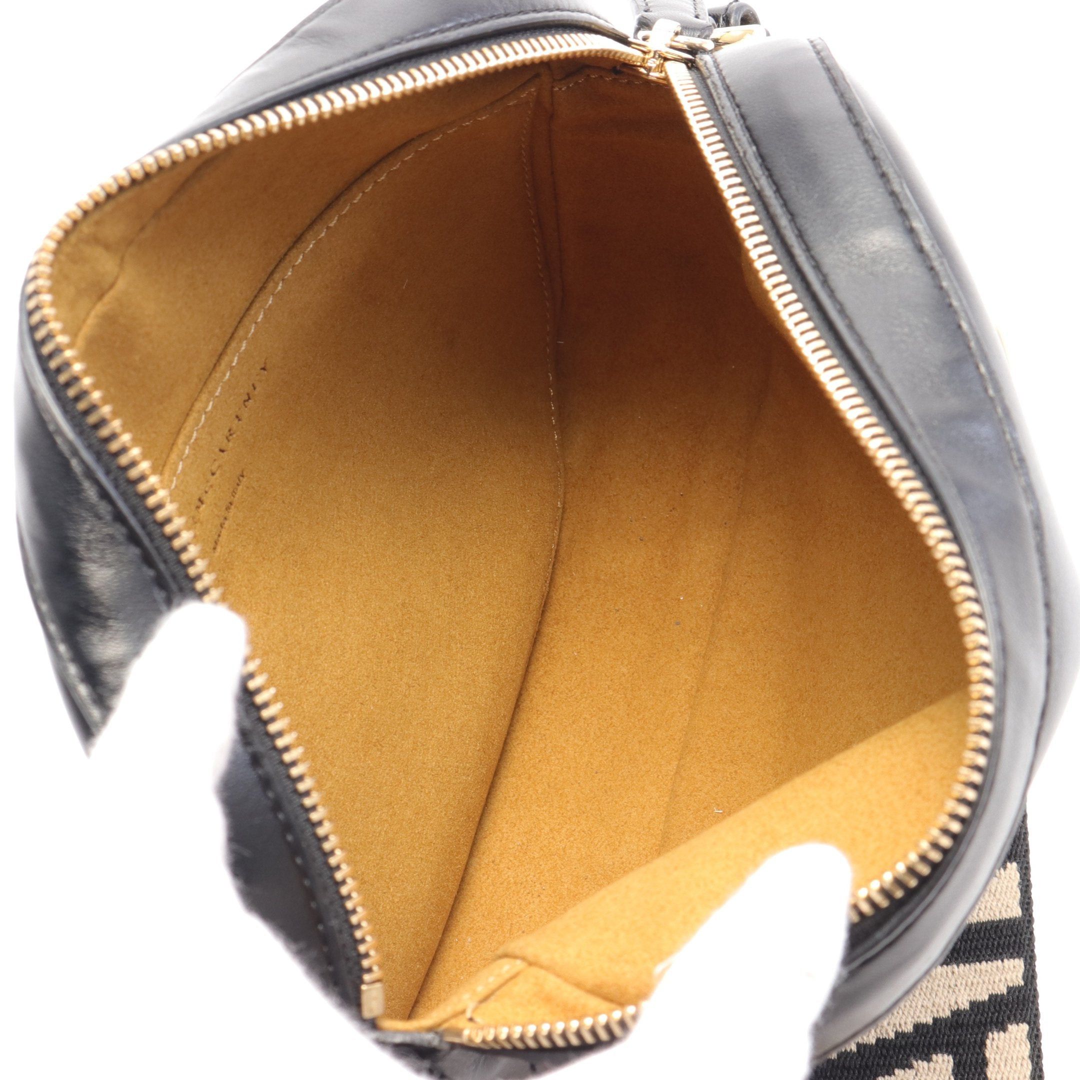 Stella McCartney Stella Mccartney Stella Logo Mini Camera Bag Shoulder Fake Leather Black Size ONE SIZE - 3 Thumbnail