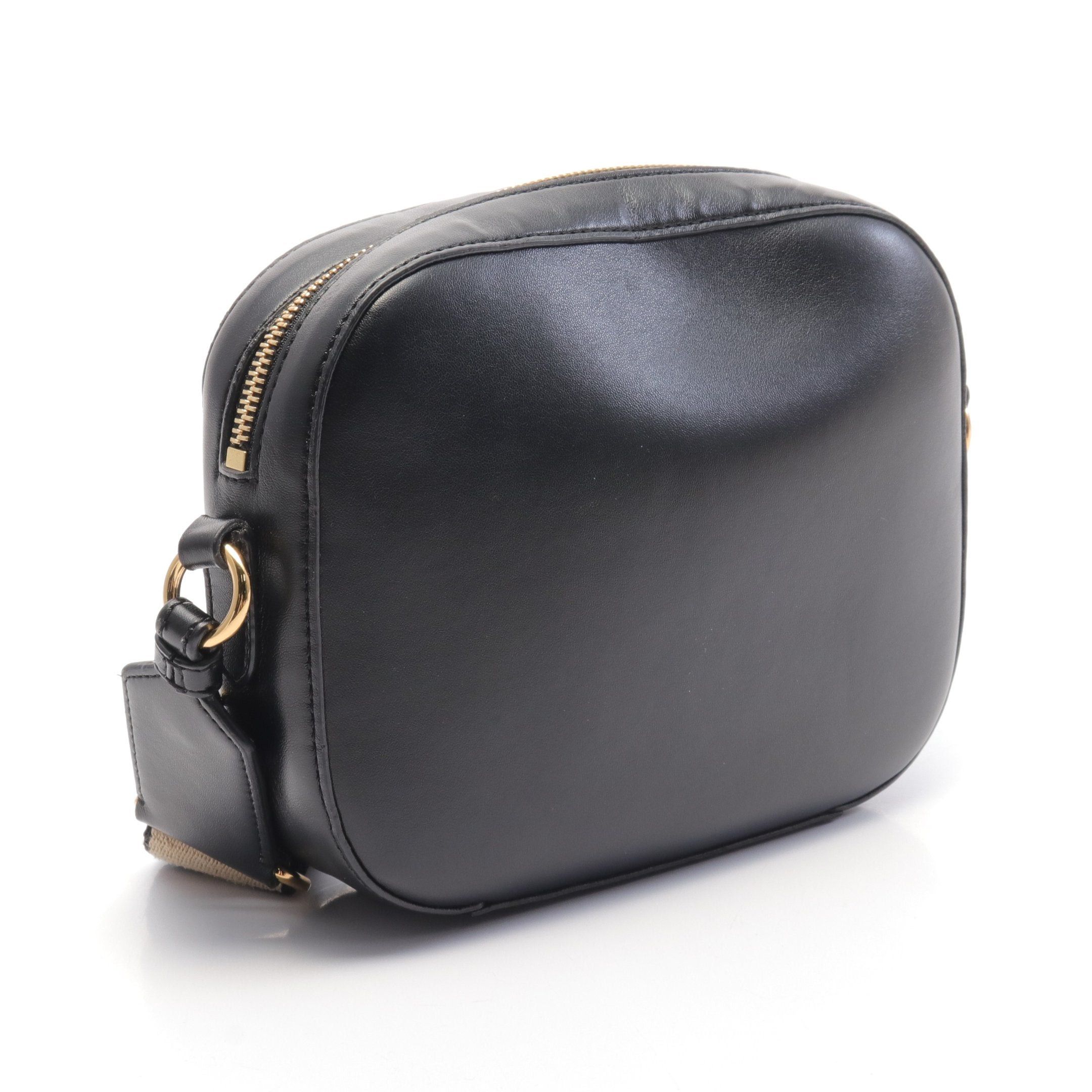 Stella McCartney Stella Mccartney Stella Logo Mini Camera Bag Shoulder Fake Leather Black Size ONE SIZE - 2 Thumbnail