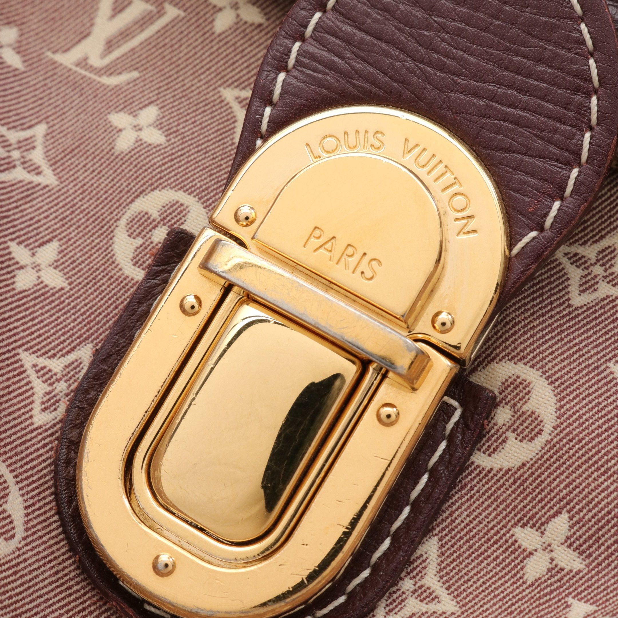 Louis Vuitton Louis Vuitton Romance Monogram Idyl Sepia Shoulder Bag Canvas Leather Pink Bordeaux Size ONE SIZE - 7 Thumbnail