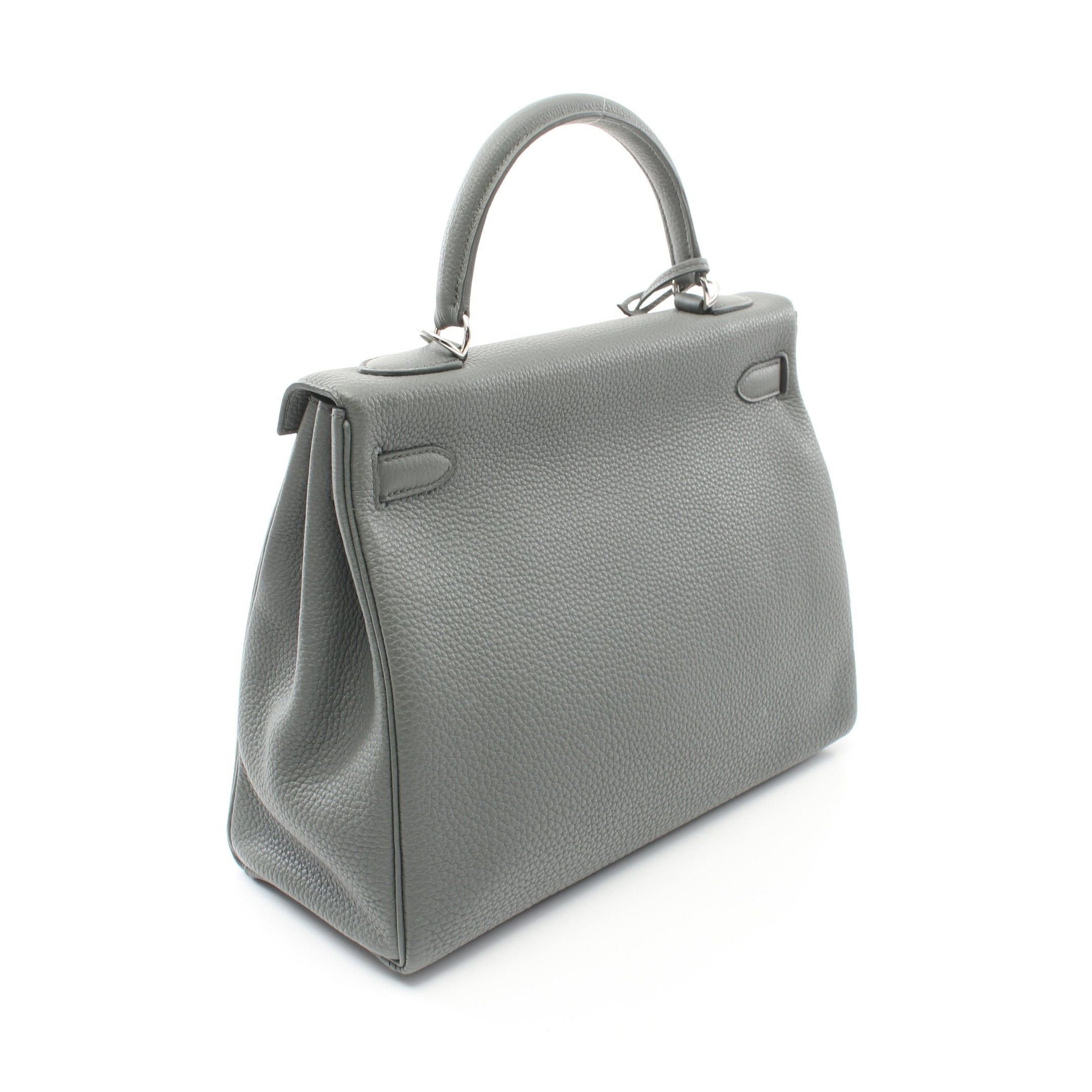 Hermes Hermes Kelly32 Veil Amando Handbag Togo Gray Silver Hardware D Stamp Size ONE SIZE - 2 Thumbnail