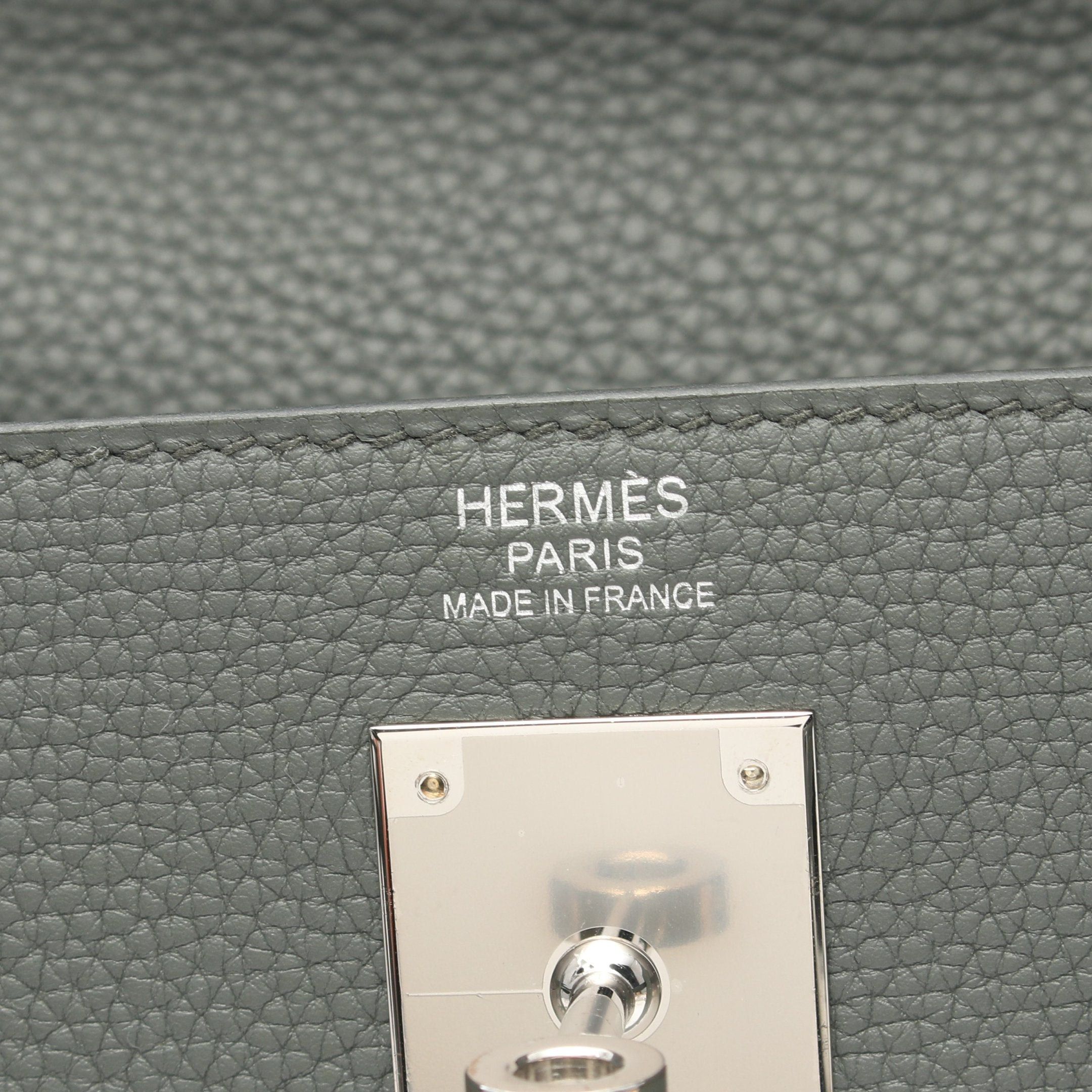 Hermes Hermes Kelly32 Veil Amando Handbag Togo Gray Silver Hardware D Stamp Size ONE SIZE - 4 Thumbnail